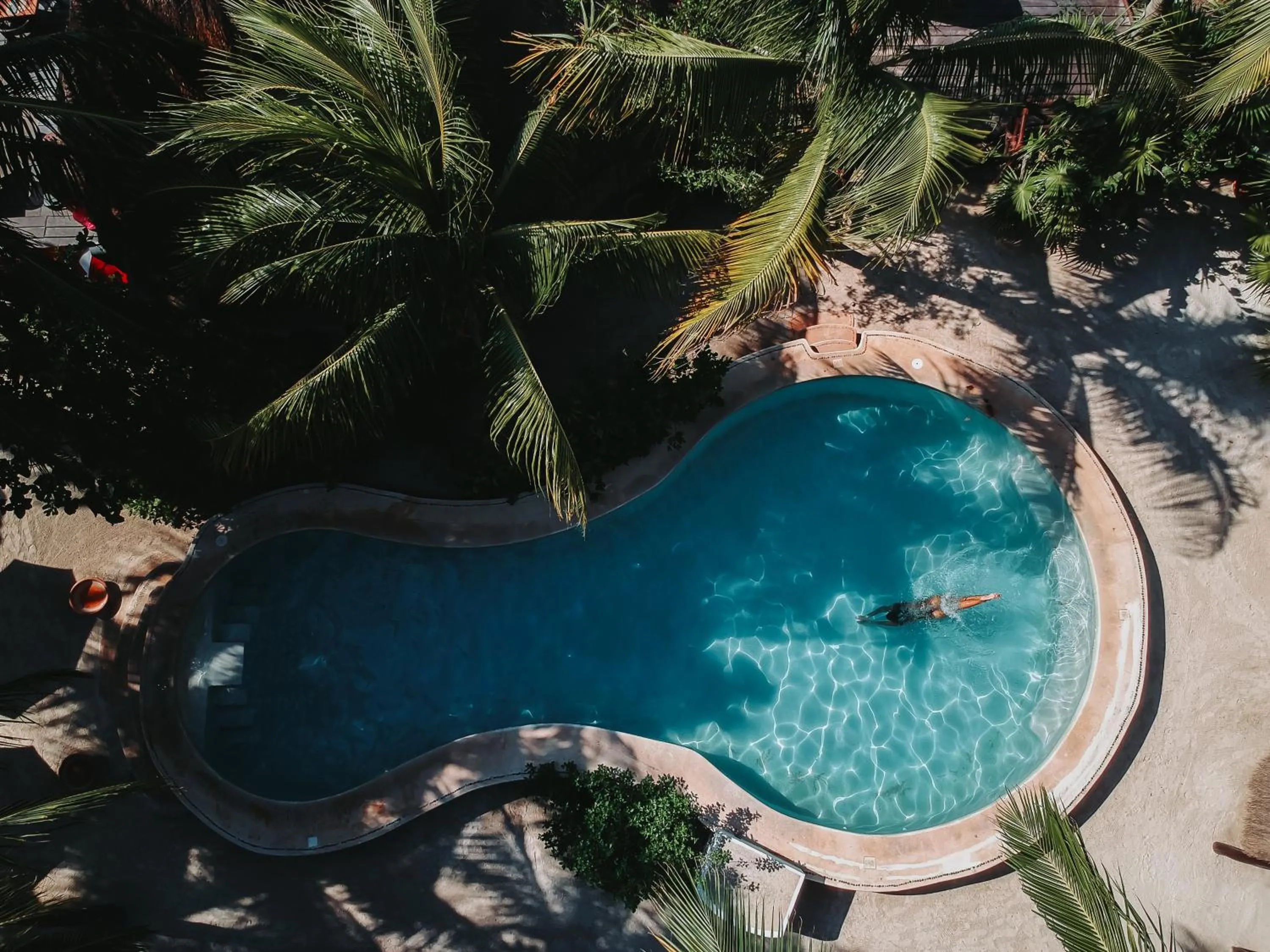 Swimming pool in Hotel Las Nubes Holbox
