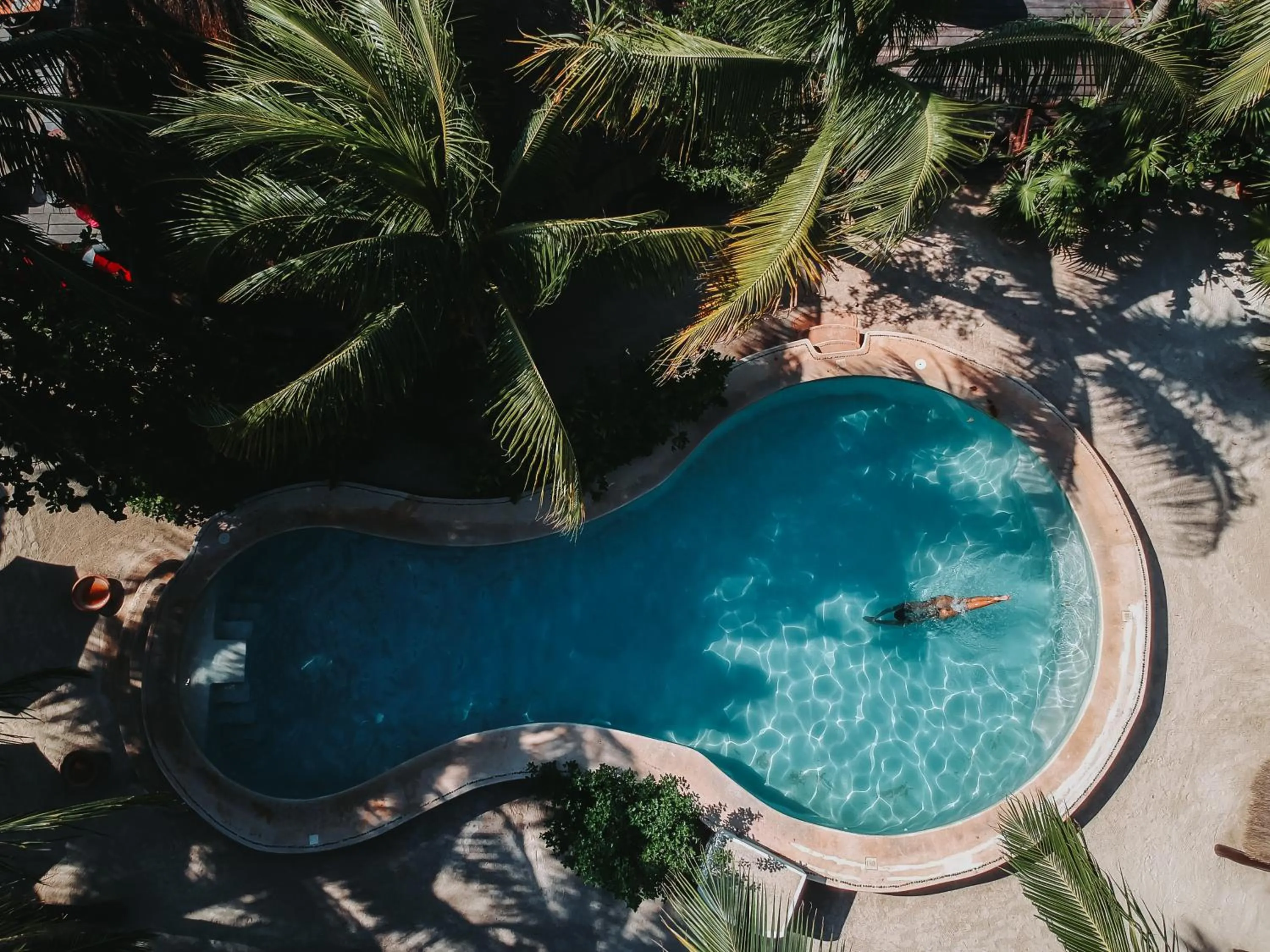 Swimming pool in Hotel Las Nubes Holbox