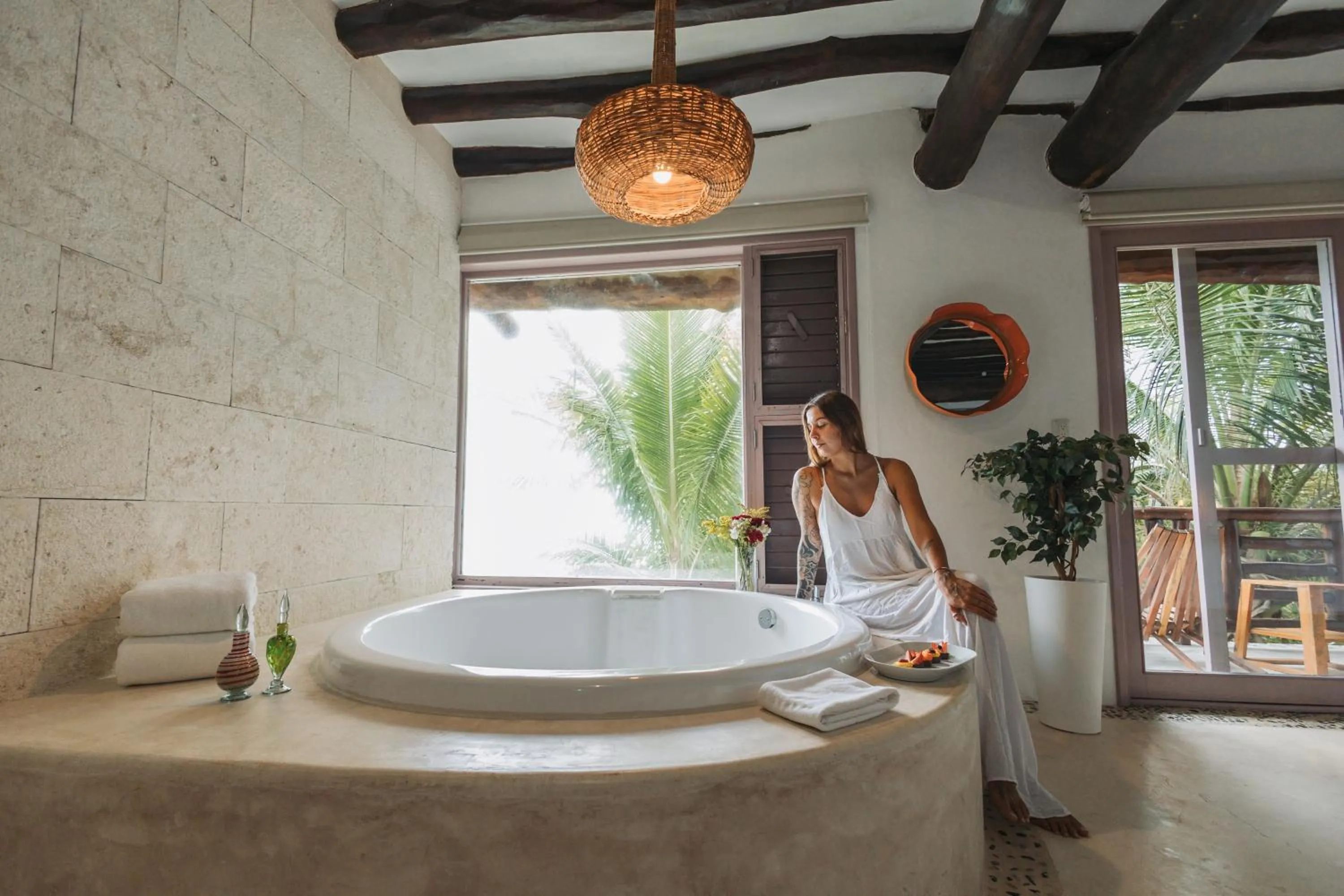 Bath in Hotel Las Nubes Holbox