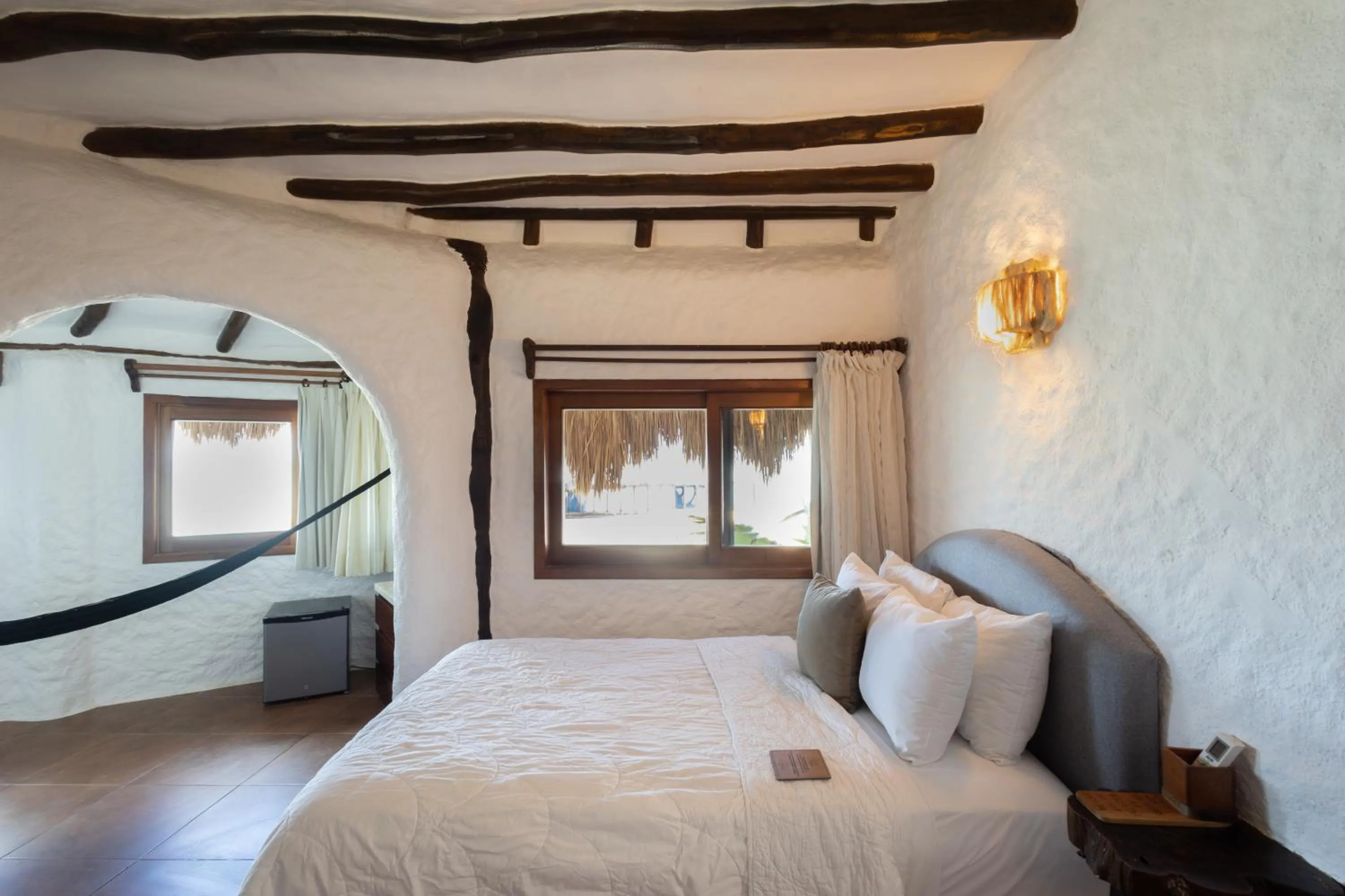 Bed in Hotel Las Nubes Holbox