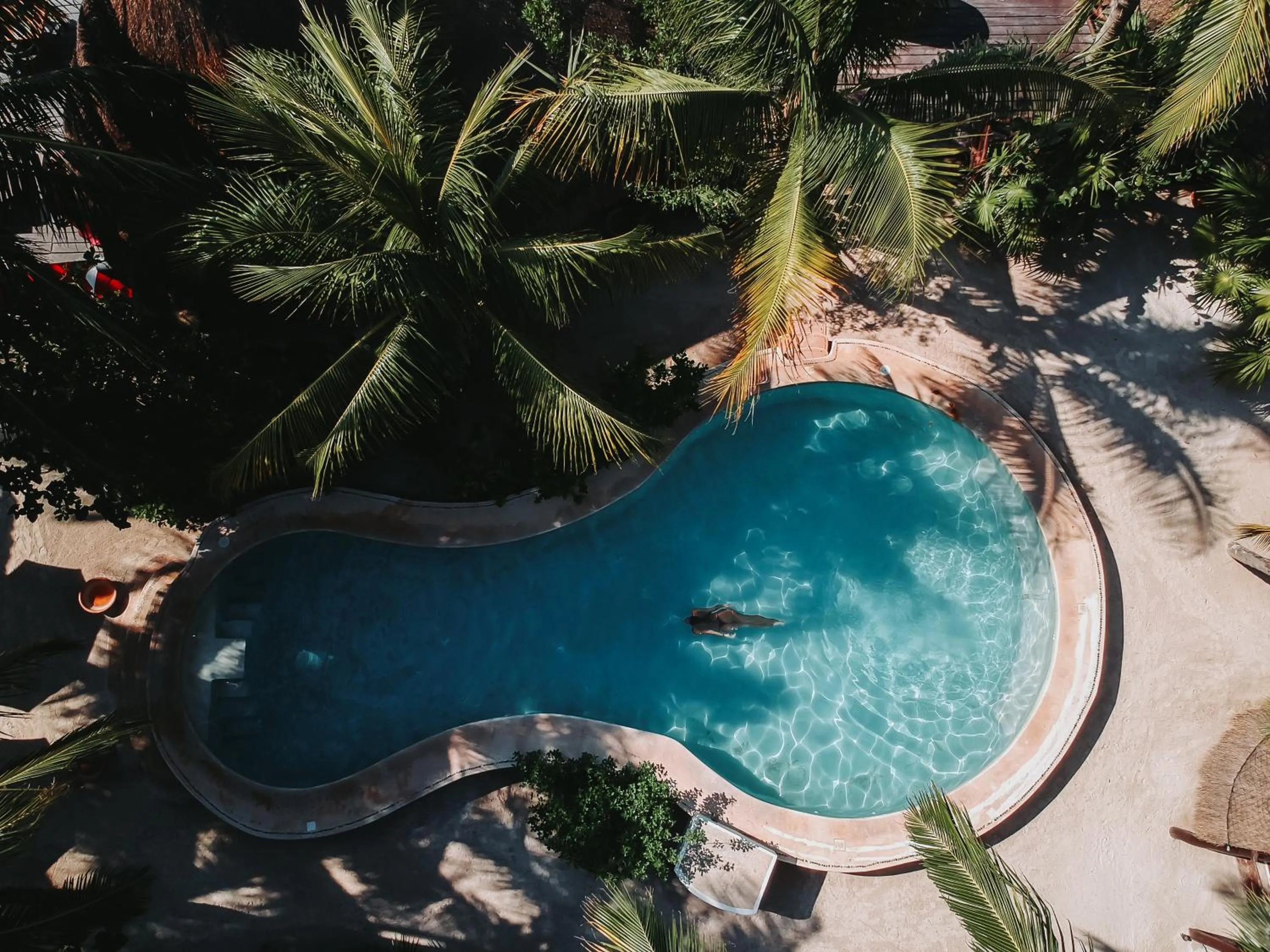 Swimming pool in Hotel Las Nubes Holbox