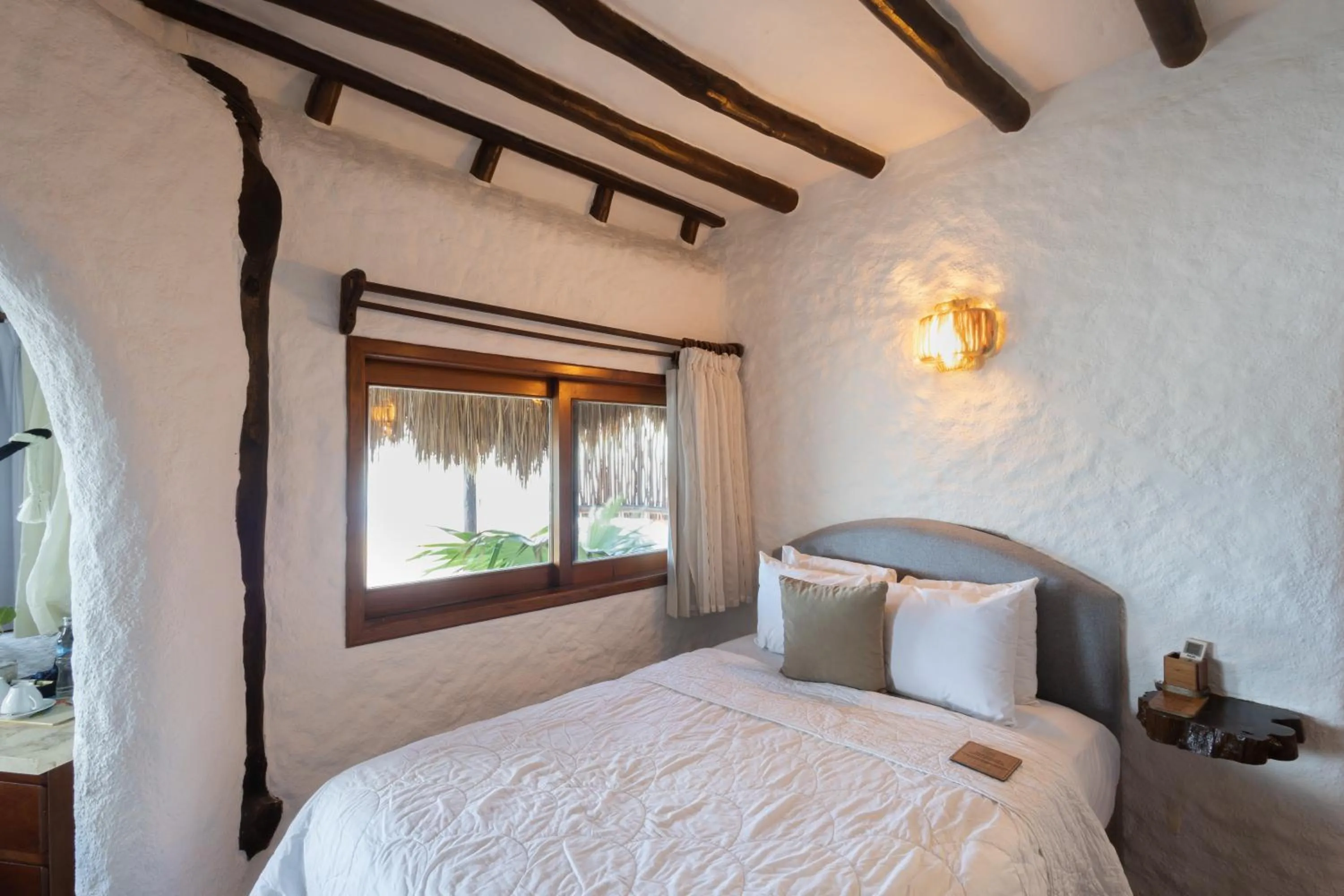Bed in Hotel Las Nubes Holbox