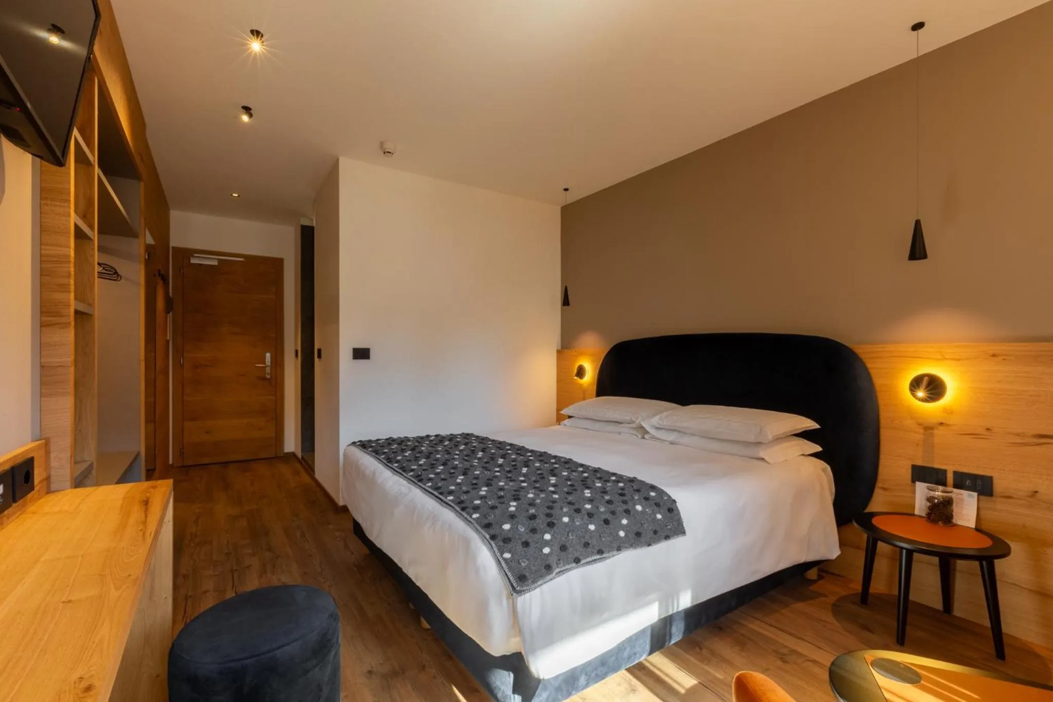 Bed in Hotel Vallée Blanche Courmayeur