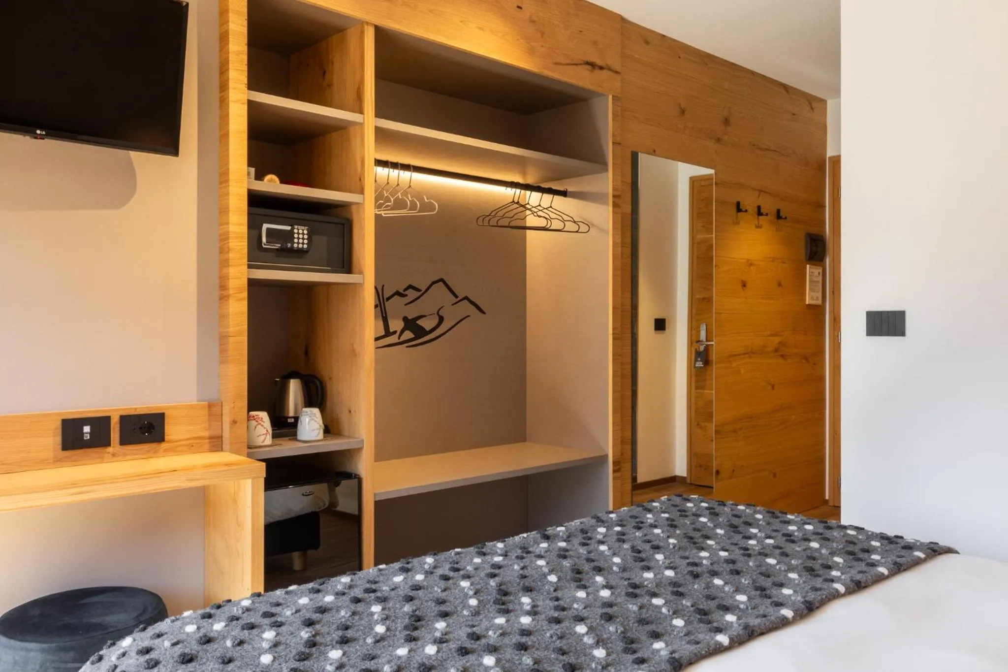 Bedroom in Hotel Vallée Blanche Courmayeur