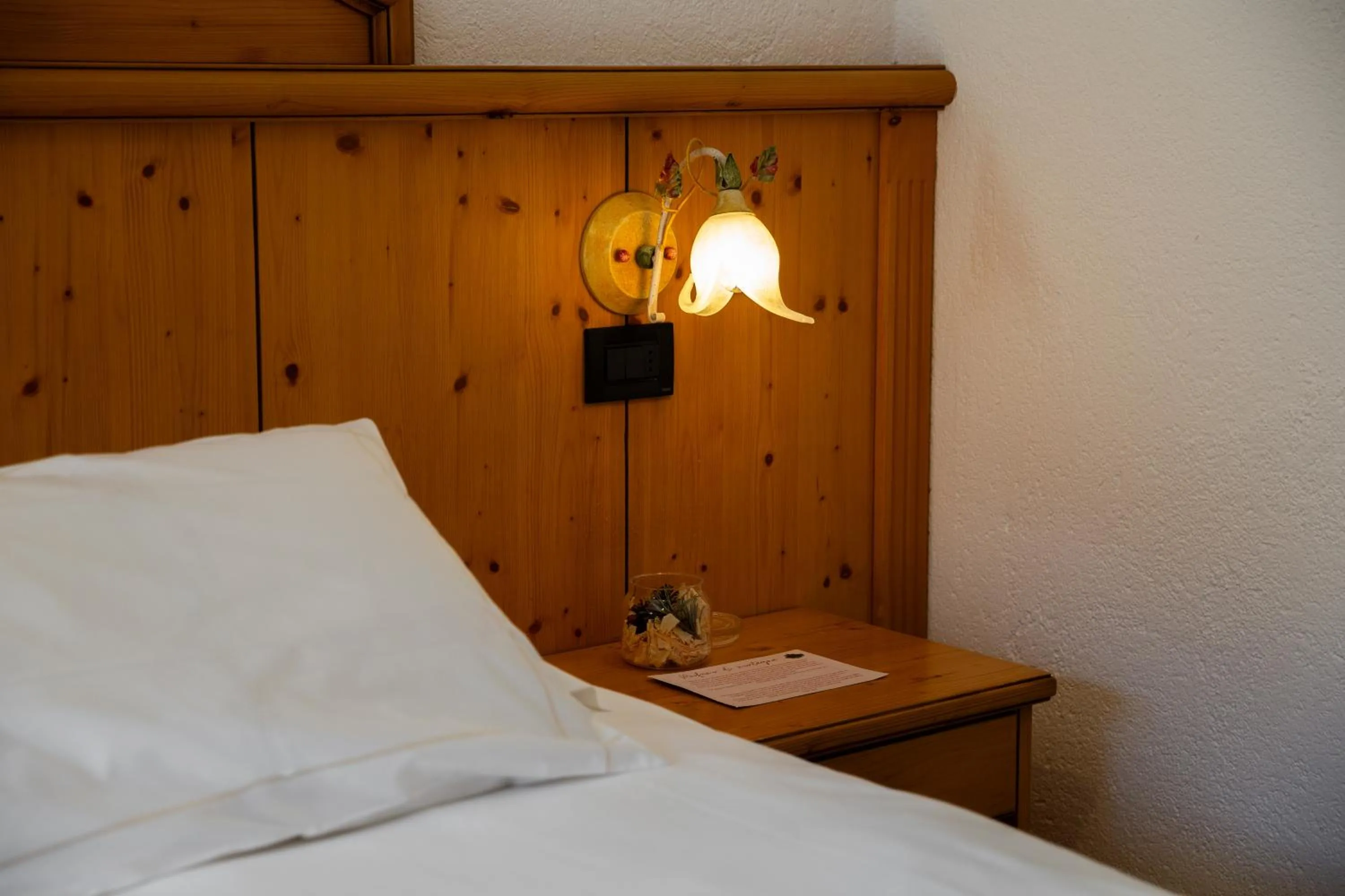 Bed in Hotel Vallée Blanche Courmayeur