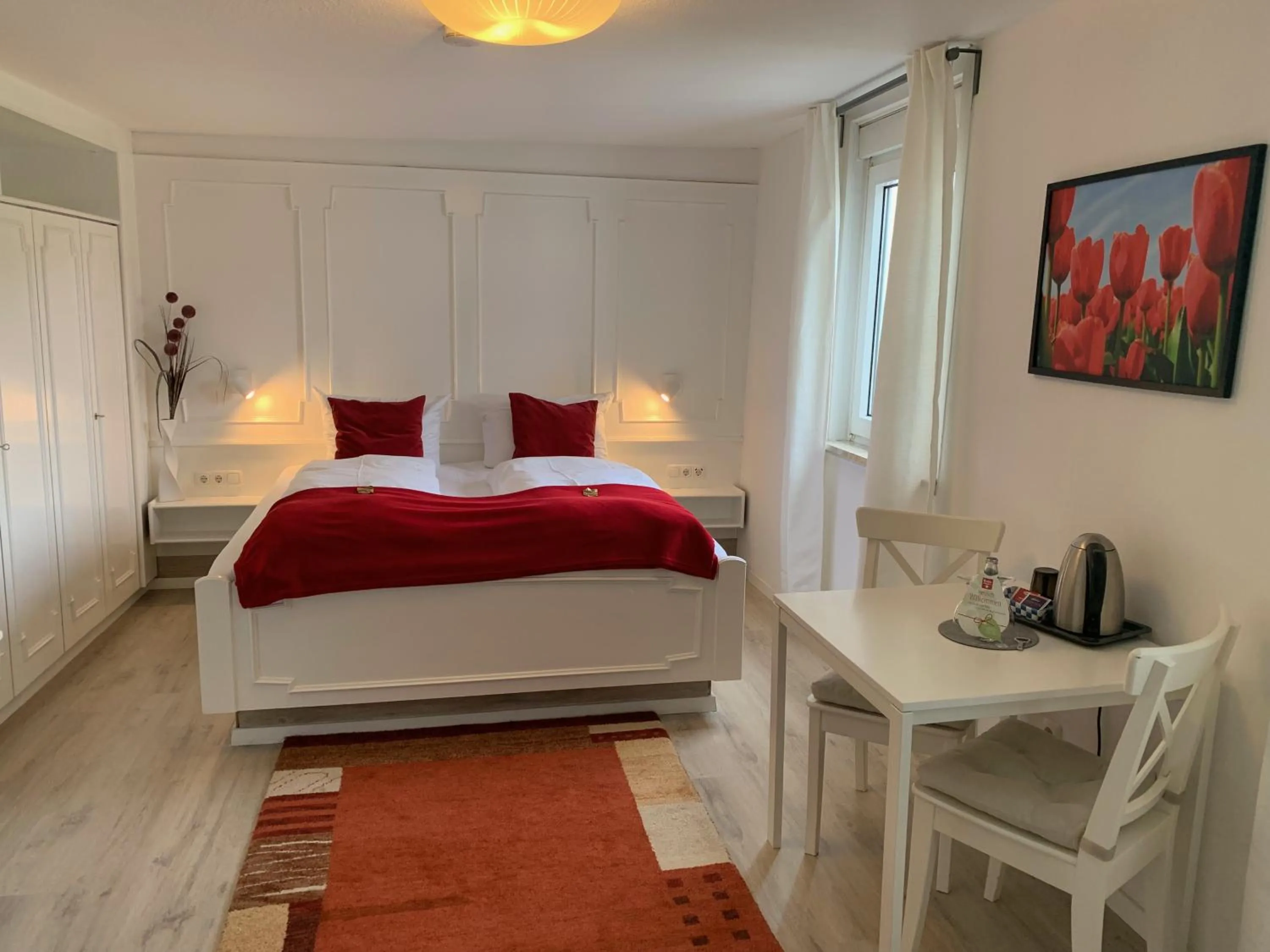 Bed in Apart Hotel Paradies