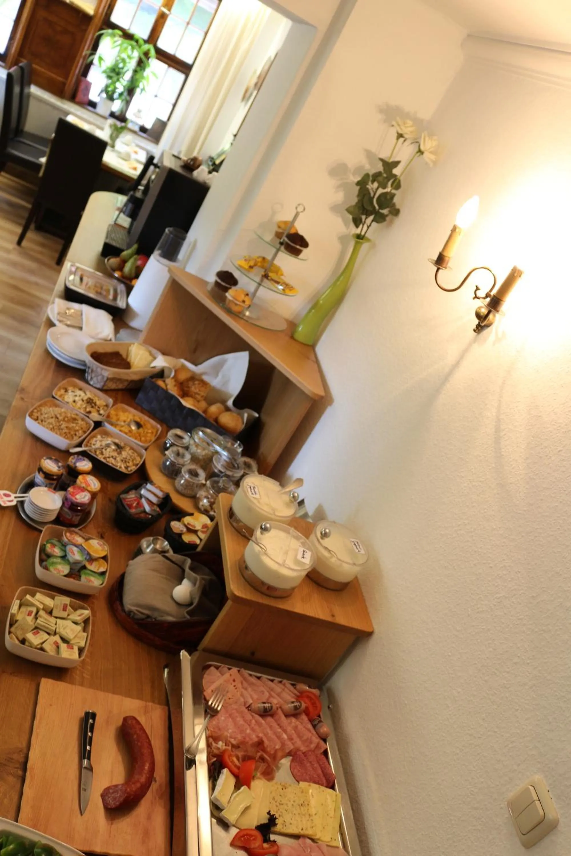 Continental breakfast in Apart Hotel Paradies