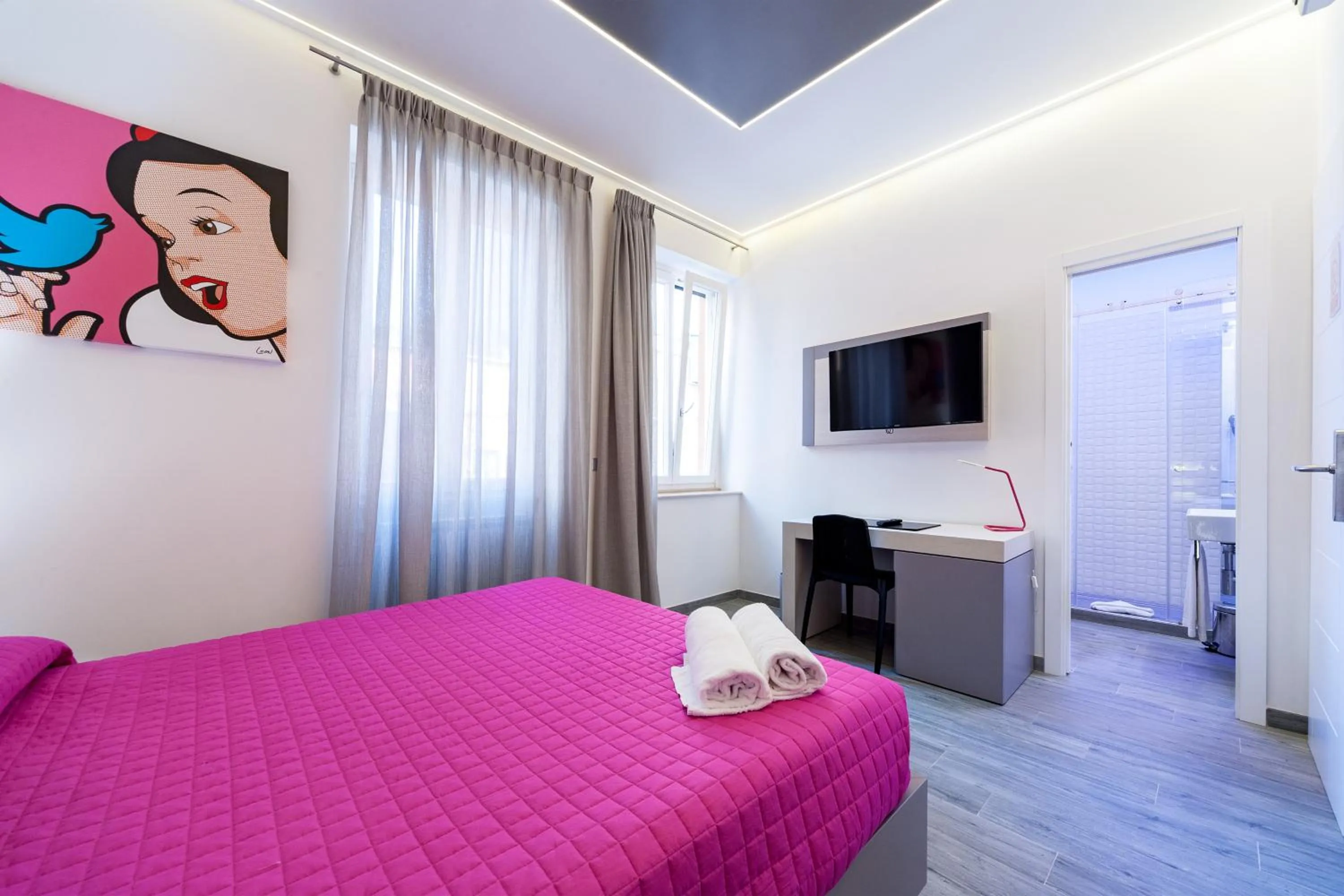 Bed in Guesthouse Pop