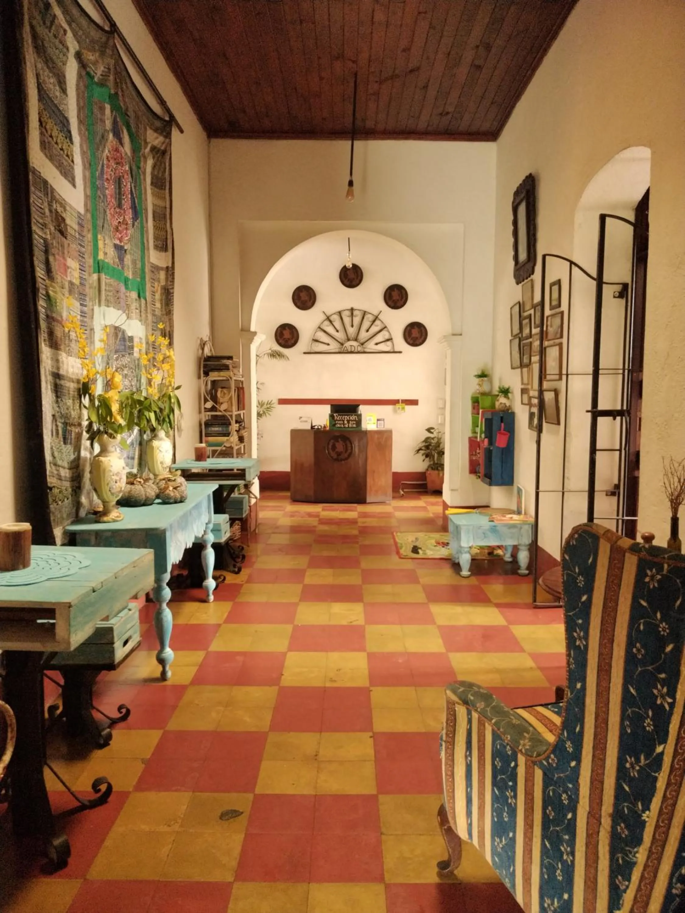 Lobby or reception in Hotel Casa Chapultepec