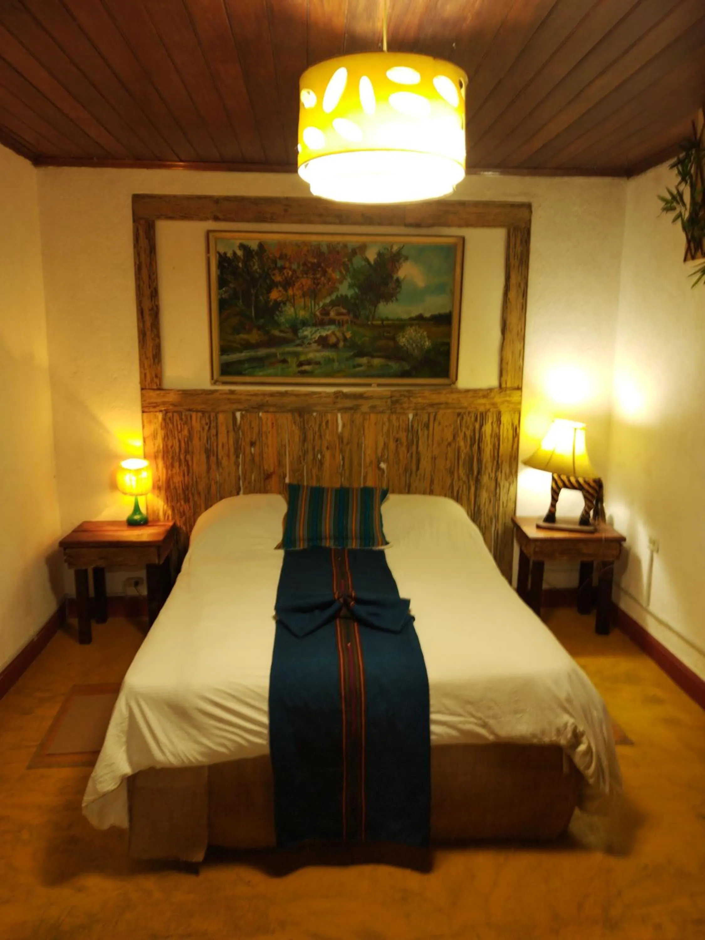 Bed in Hotel Casa Chapultepec