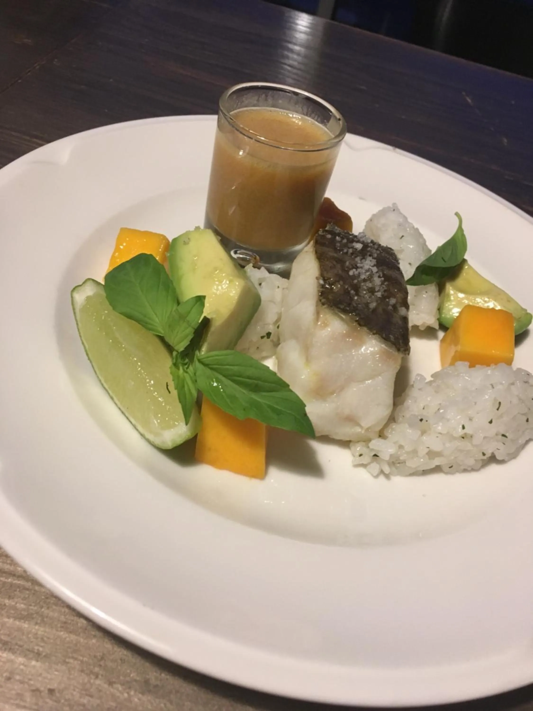 Food close-up in Hôtel Restaurant Logis Coté Lac