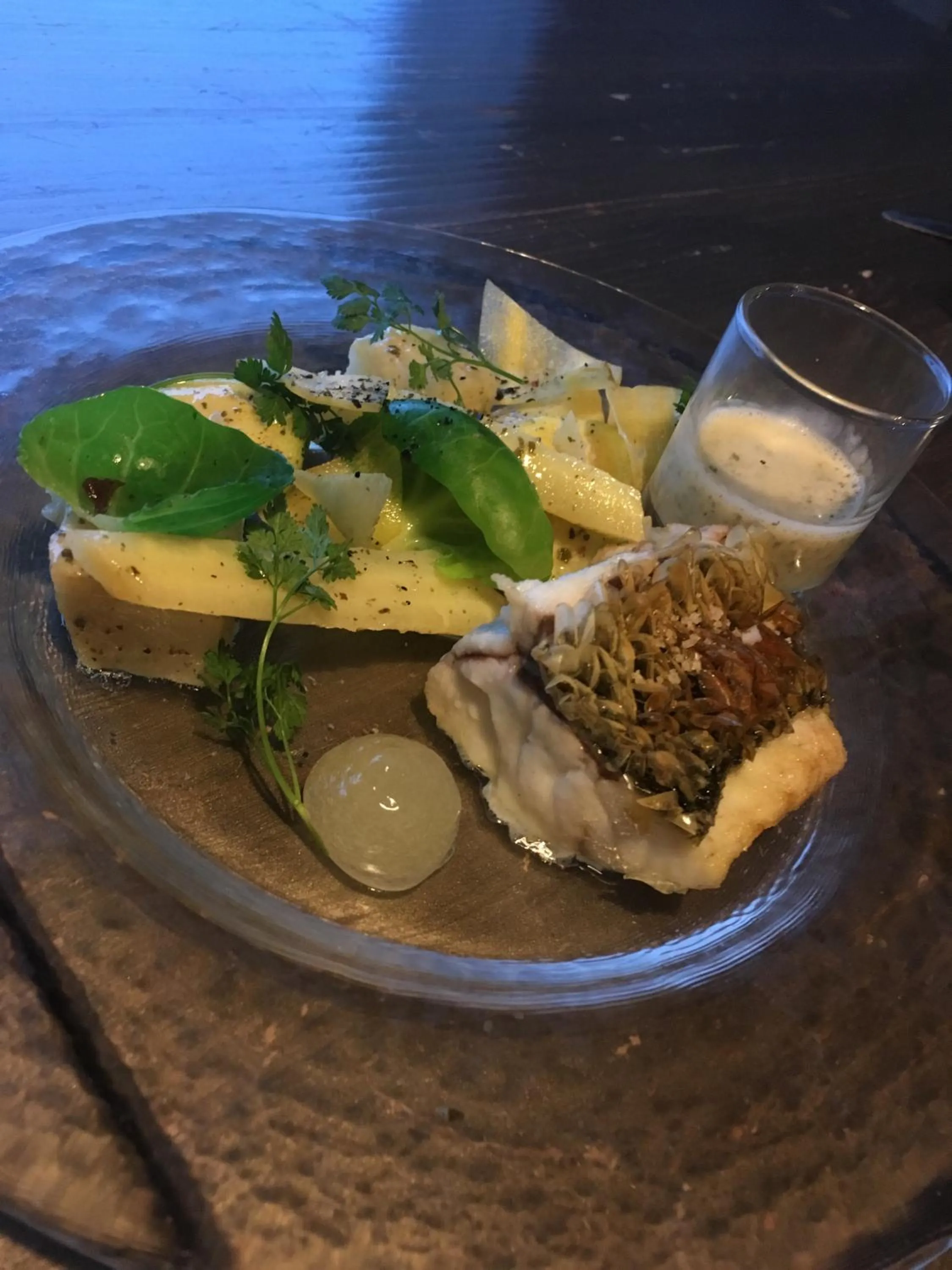 Food close-up in Hôtel Restaurant Logis Coté Lac