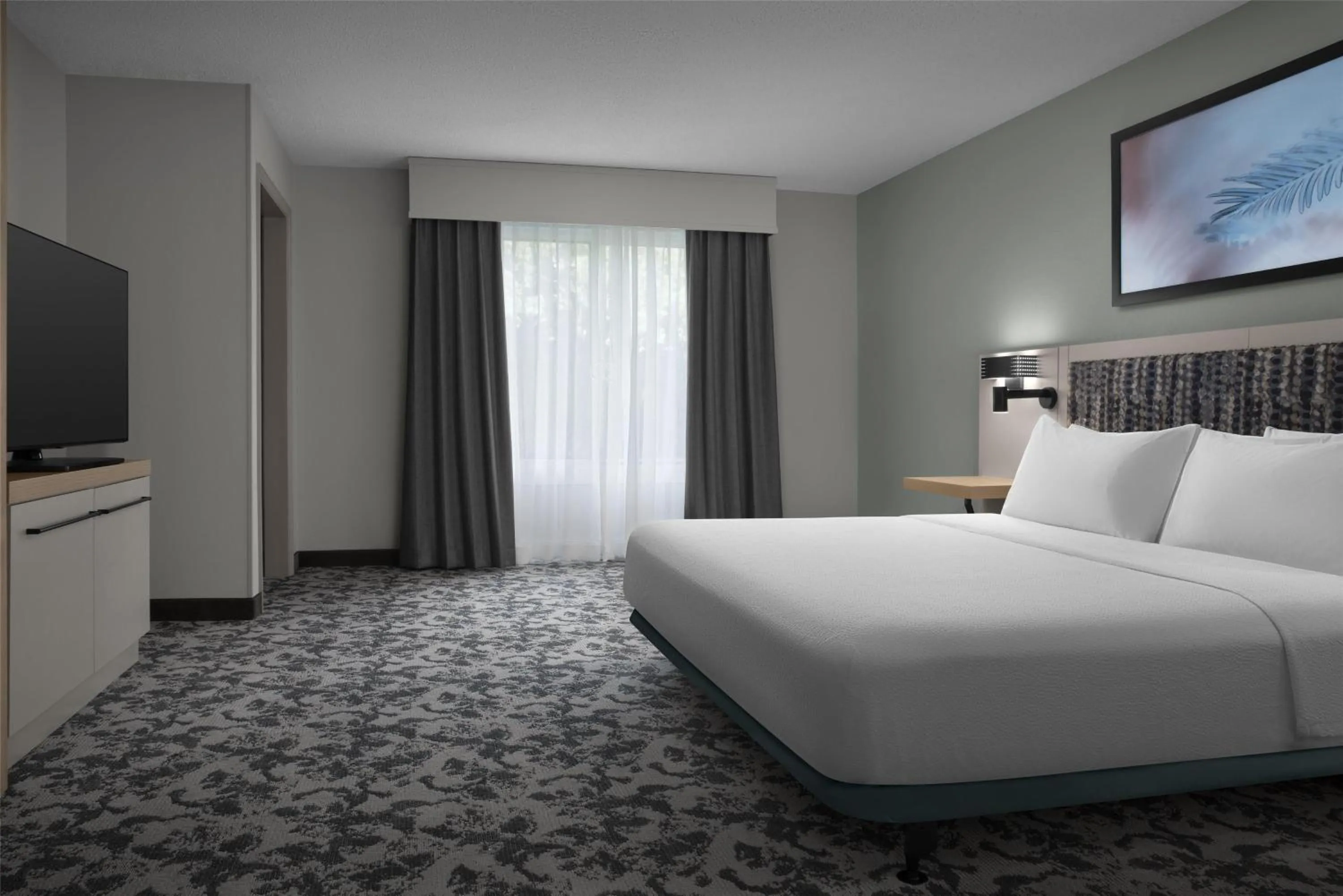 Bed in Hilton Garden Inn Auburn/Opelika