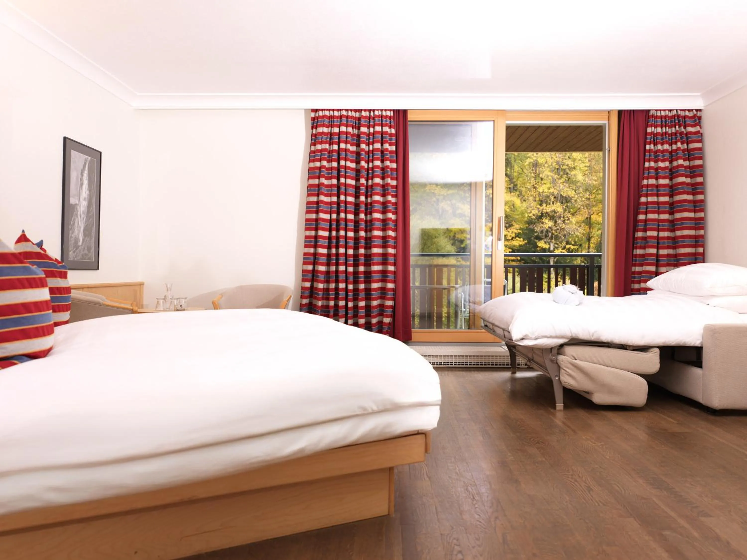 Bed in Beausite Park Hotel & Spa
