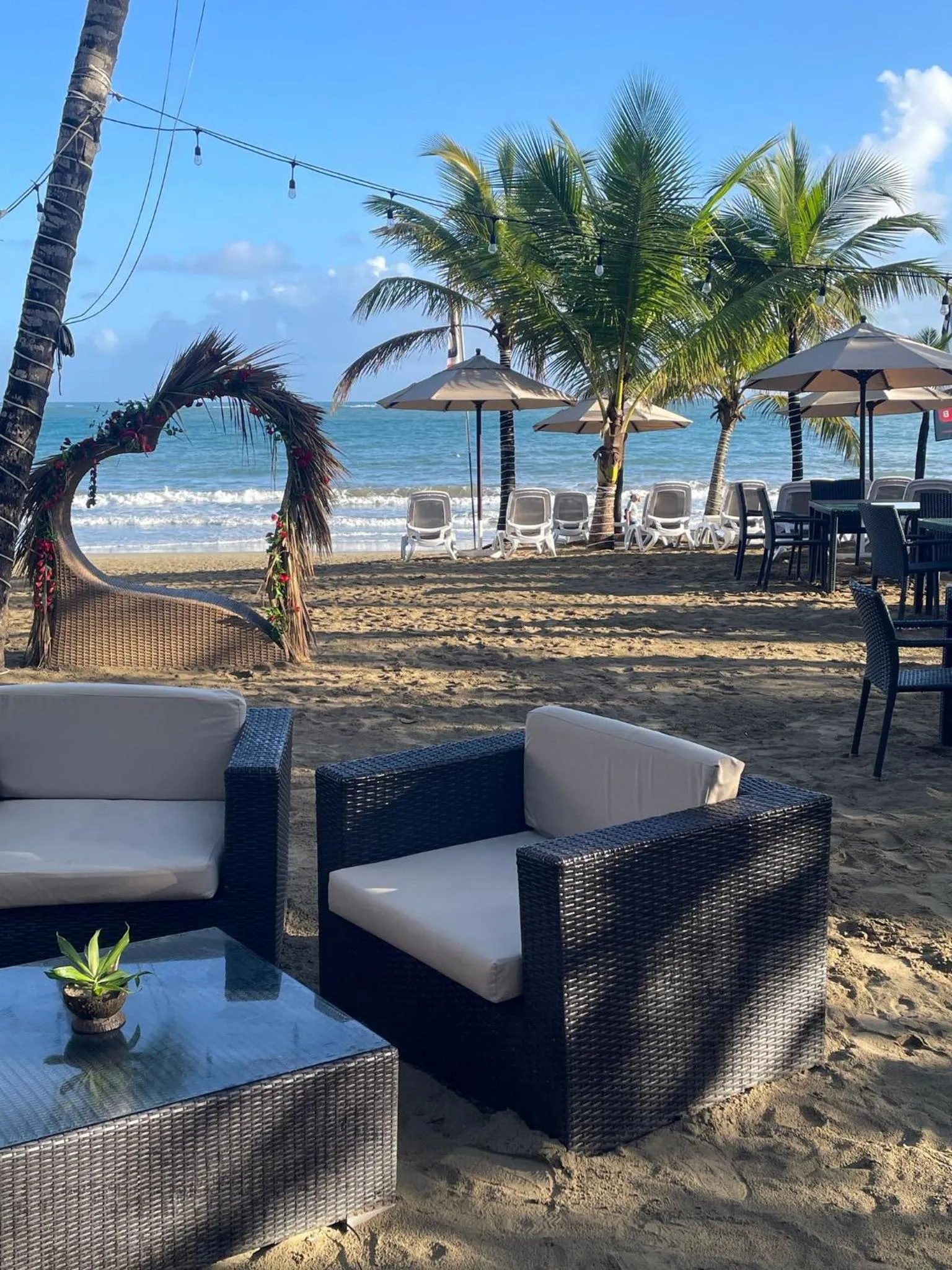 Beach in Hotel Villa Taina