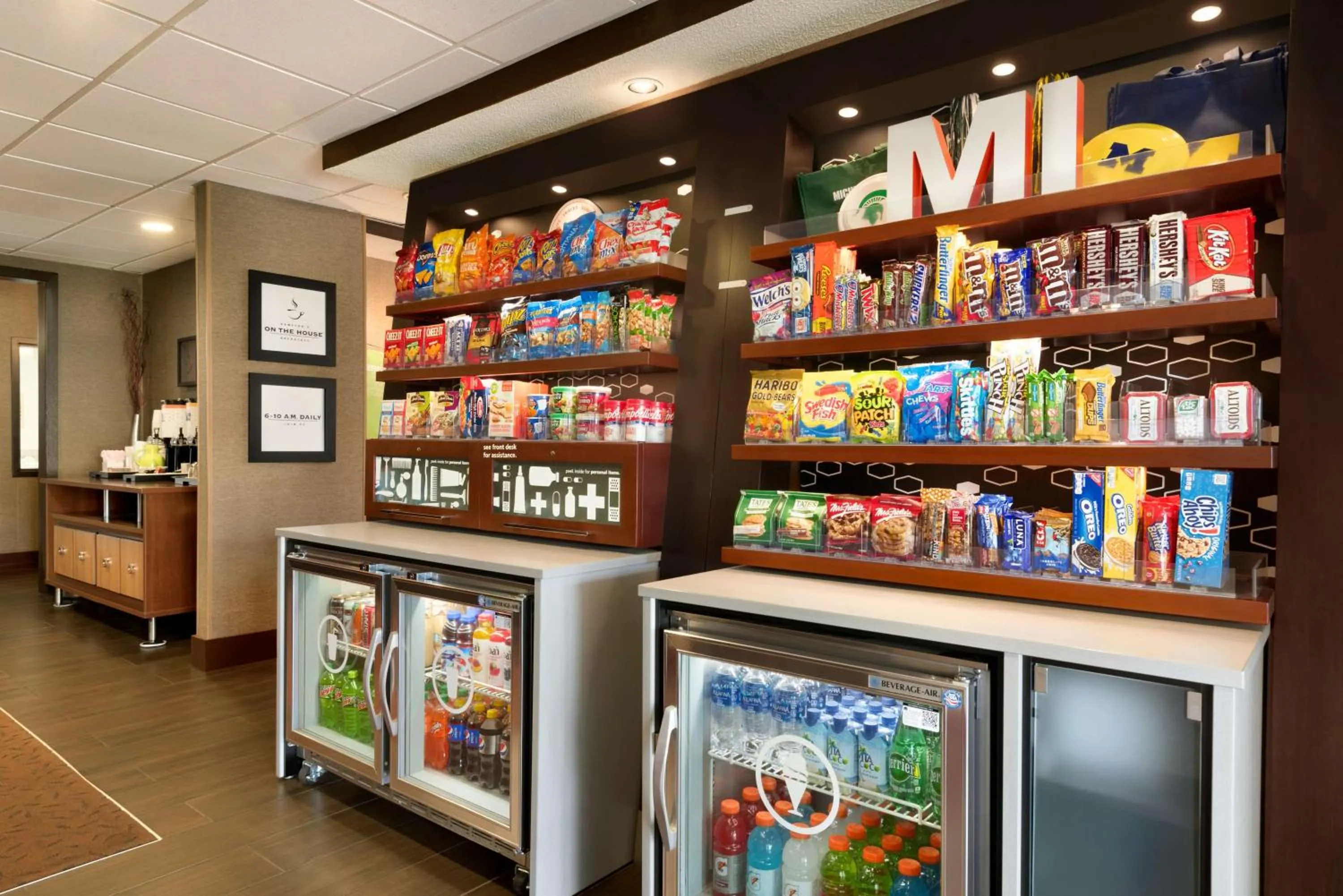 Breakfast in Hampton Inn Battle Creek