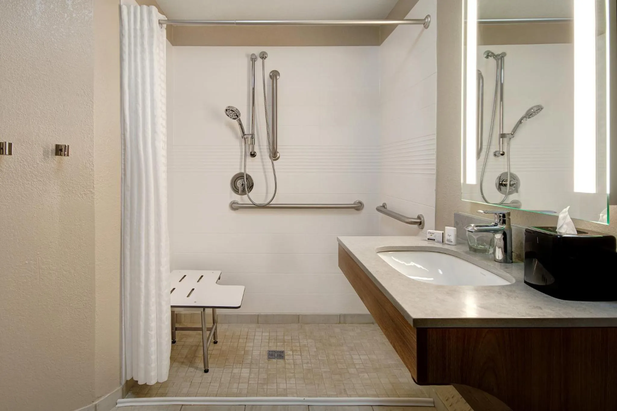 Bathroom in Candlewood Suites Columbia-Fort Jackson by IHG