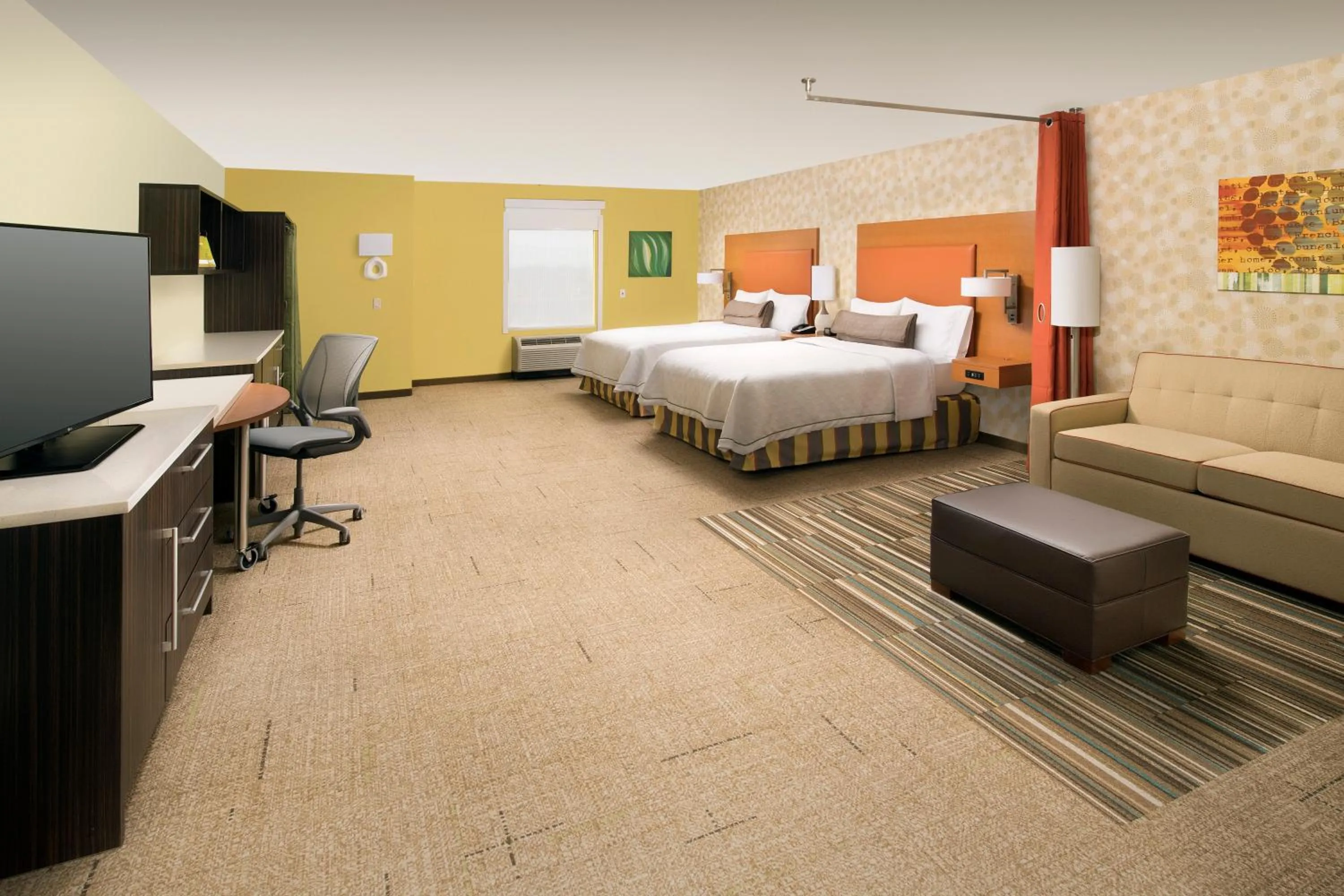 Bedroom, Bed in Home2 Suites by Hilton Denver International Airport
