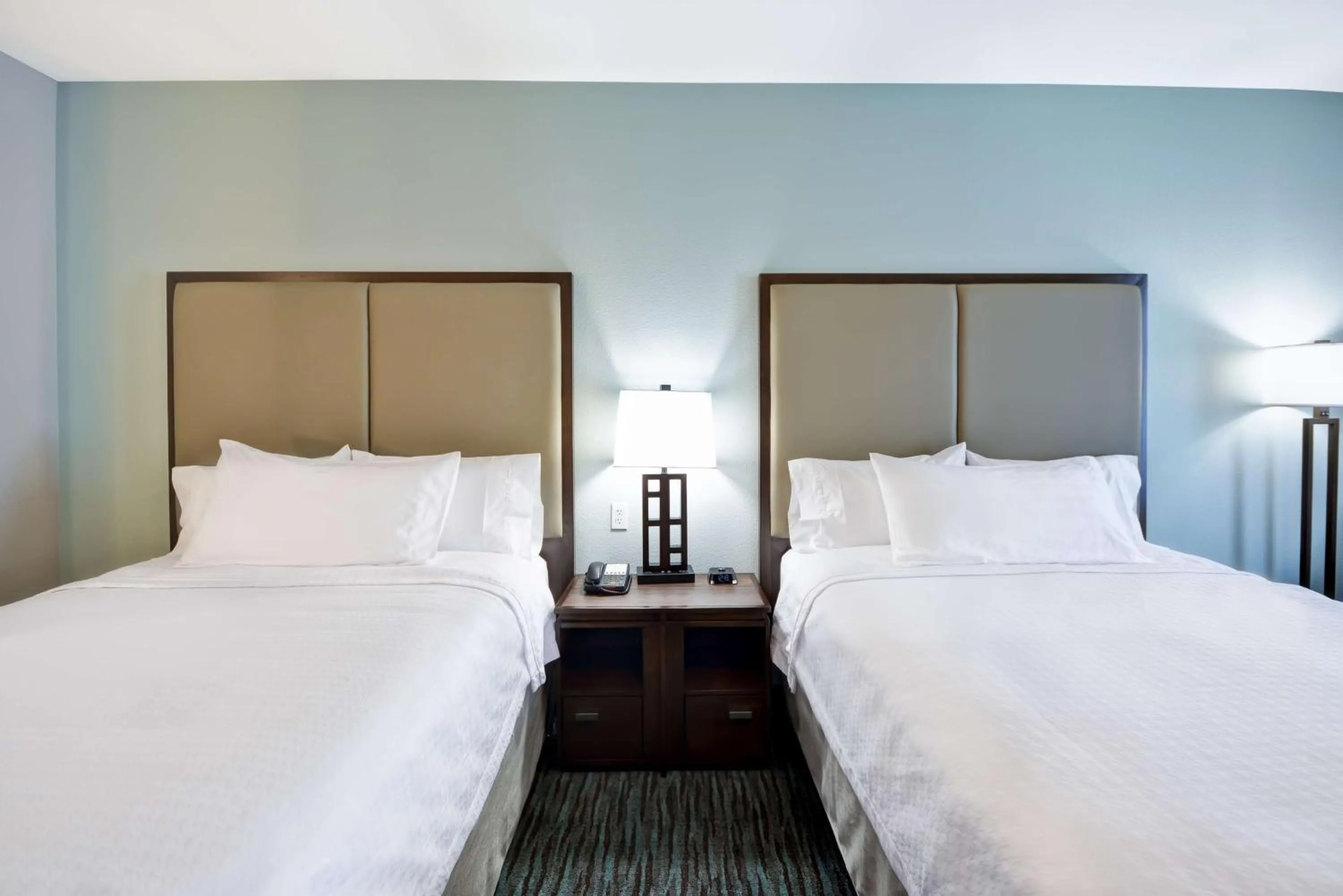 Bed in Homewood Suites By Hilton Galveston