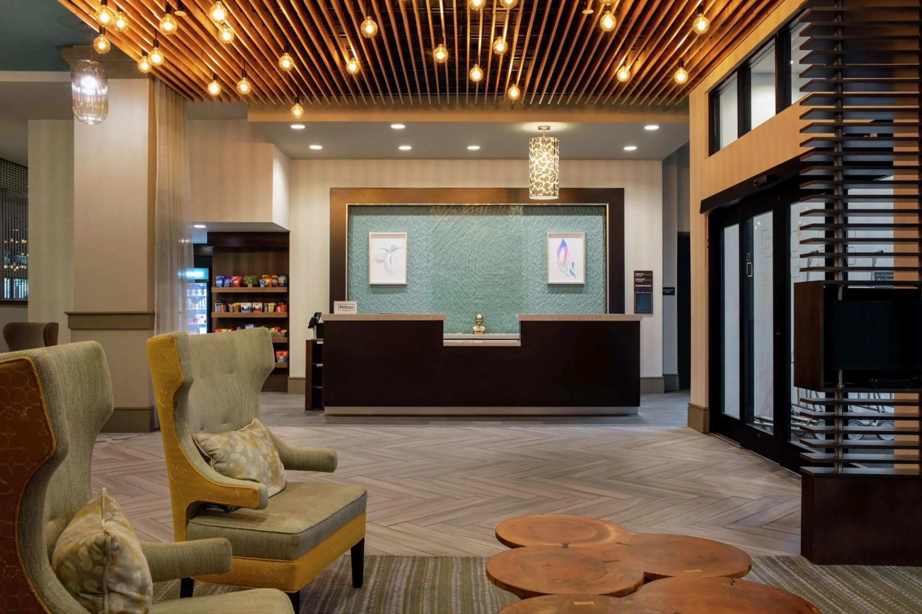 Lobby or reception in Hilton Garden Inn Mobile Downtown