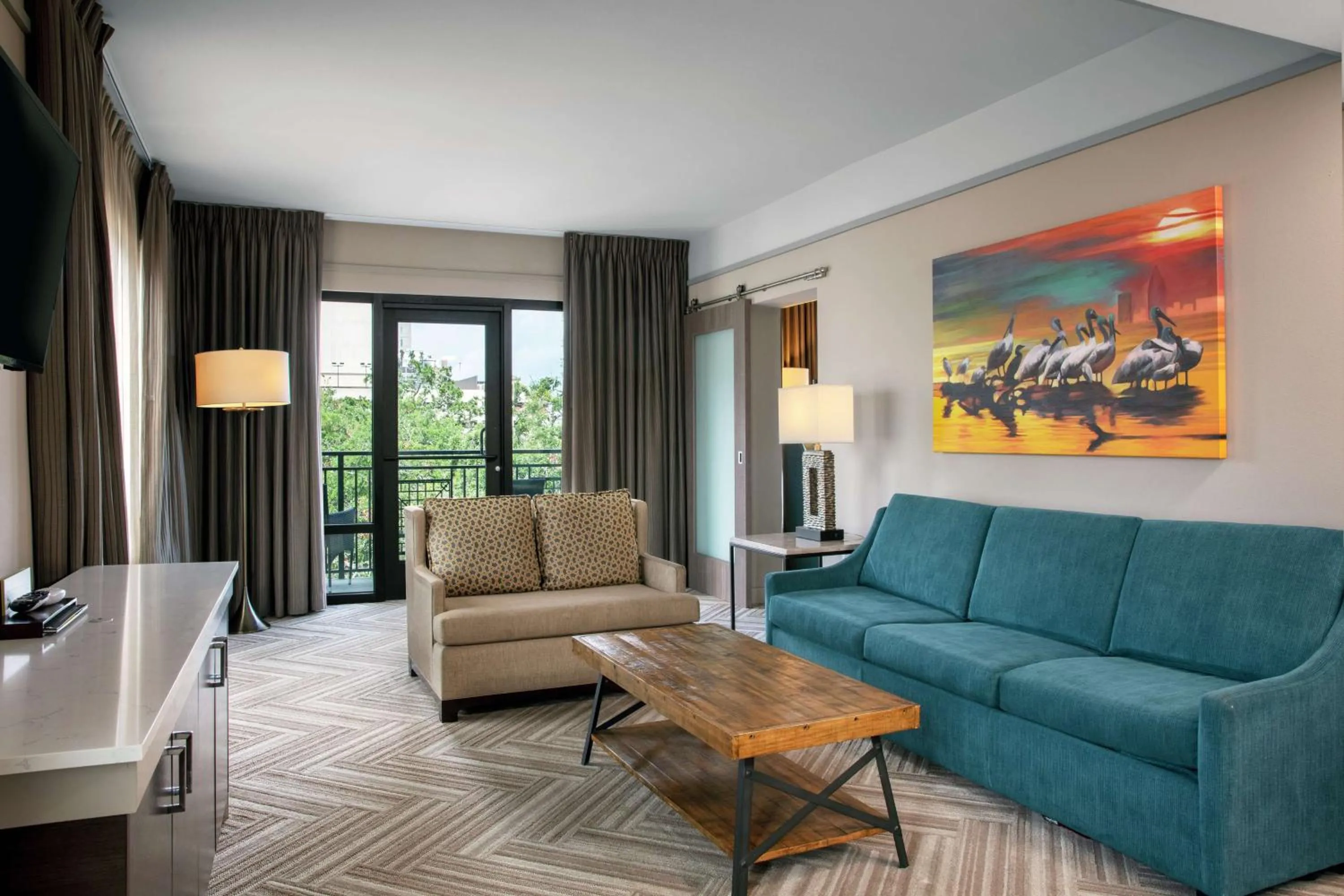 Living room in Hilton Garden Inn Mobile Downtown