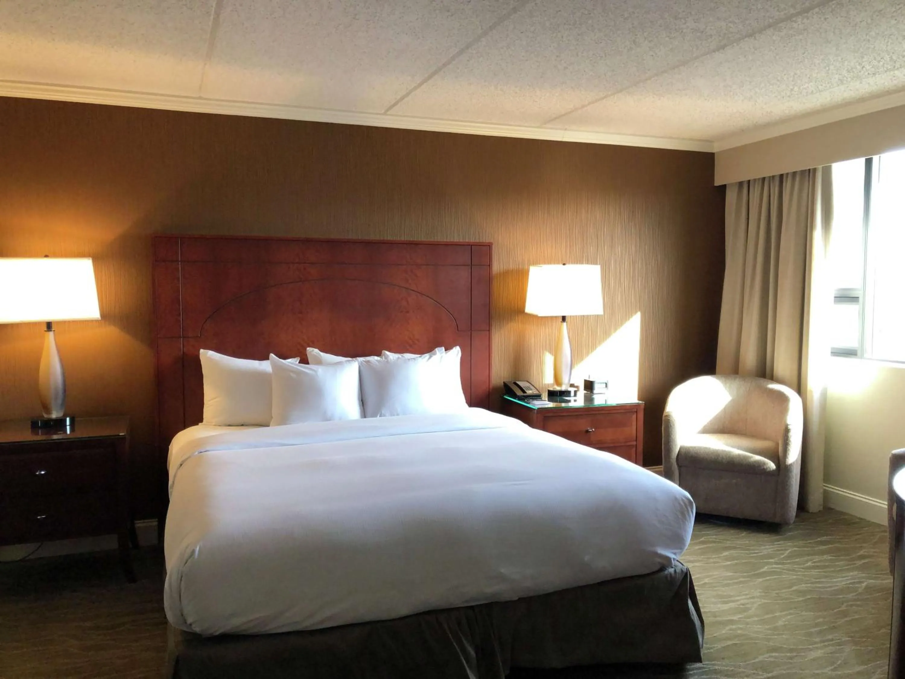 King Suite with Accessible Roll In Shower in DoubleTree by Hilton Akron Fairlawn