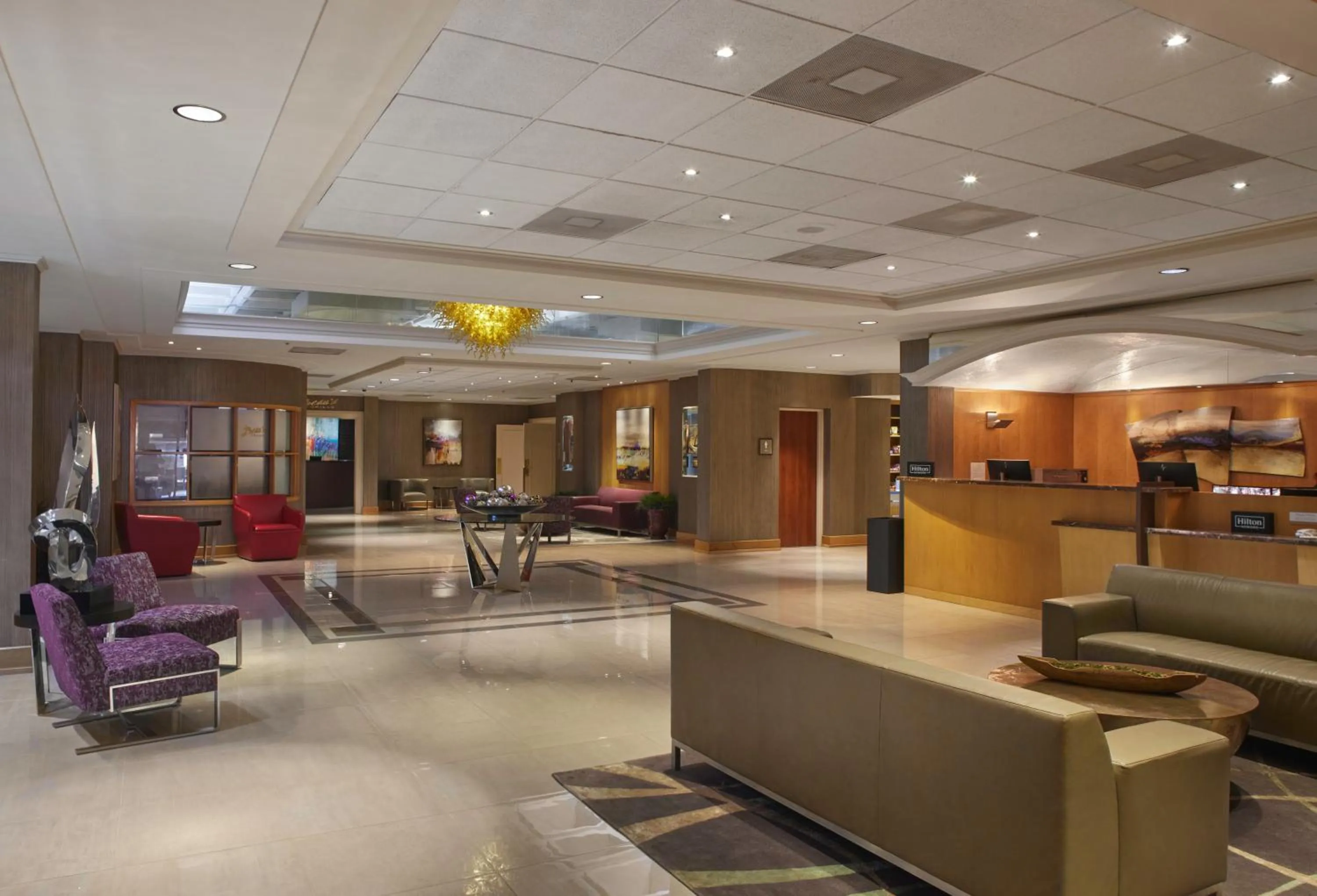 Lobby or reception in DoubleTree by Hilton Akron Fairlawn