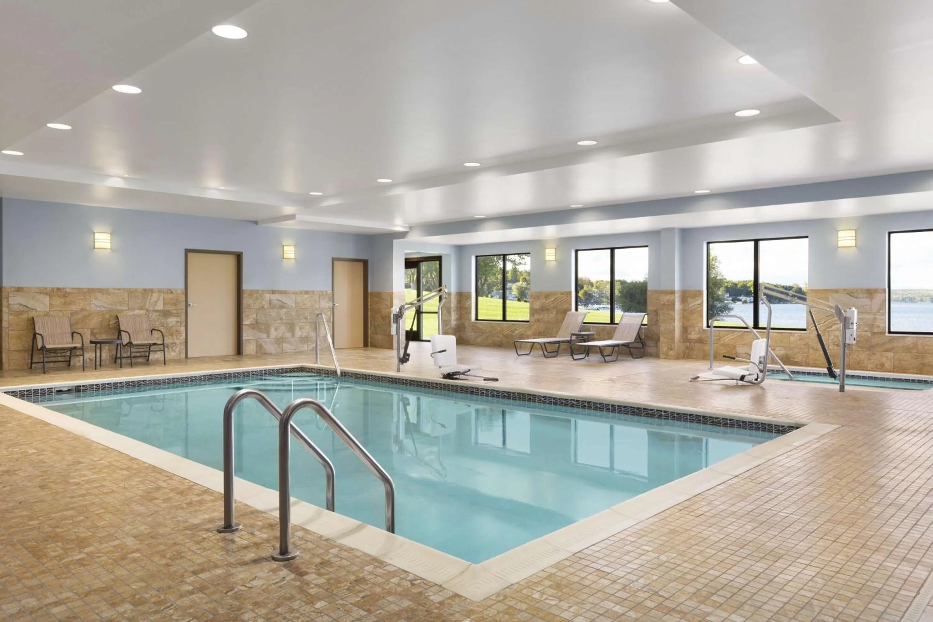 Pool view in Hampton Inn Penn Yan, NY