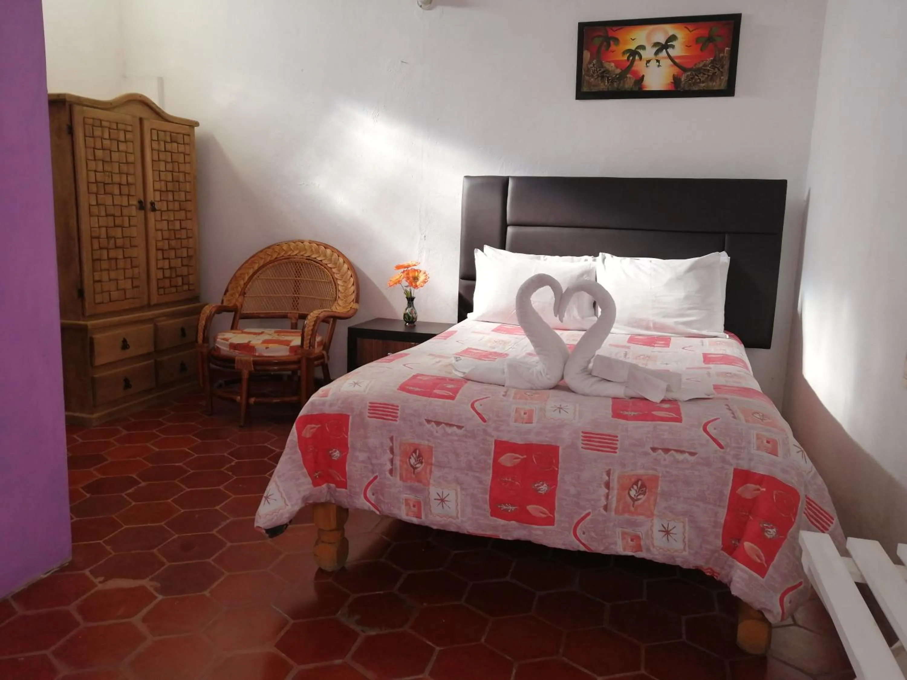 Bed in Hotel Elohim by Rotamundos