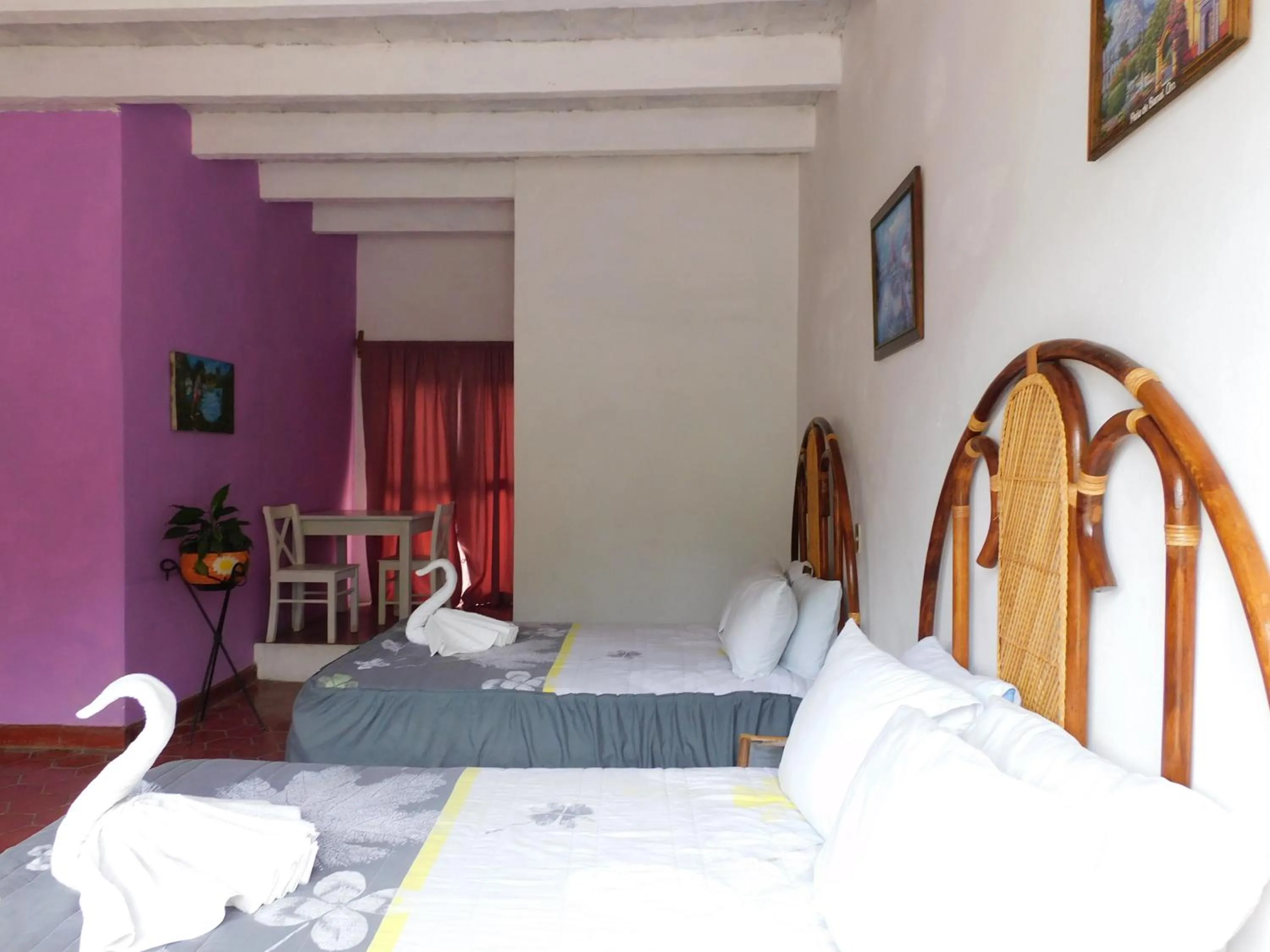 Bed in Hotel Elohim by Rotamundos