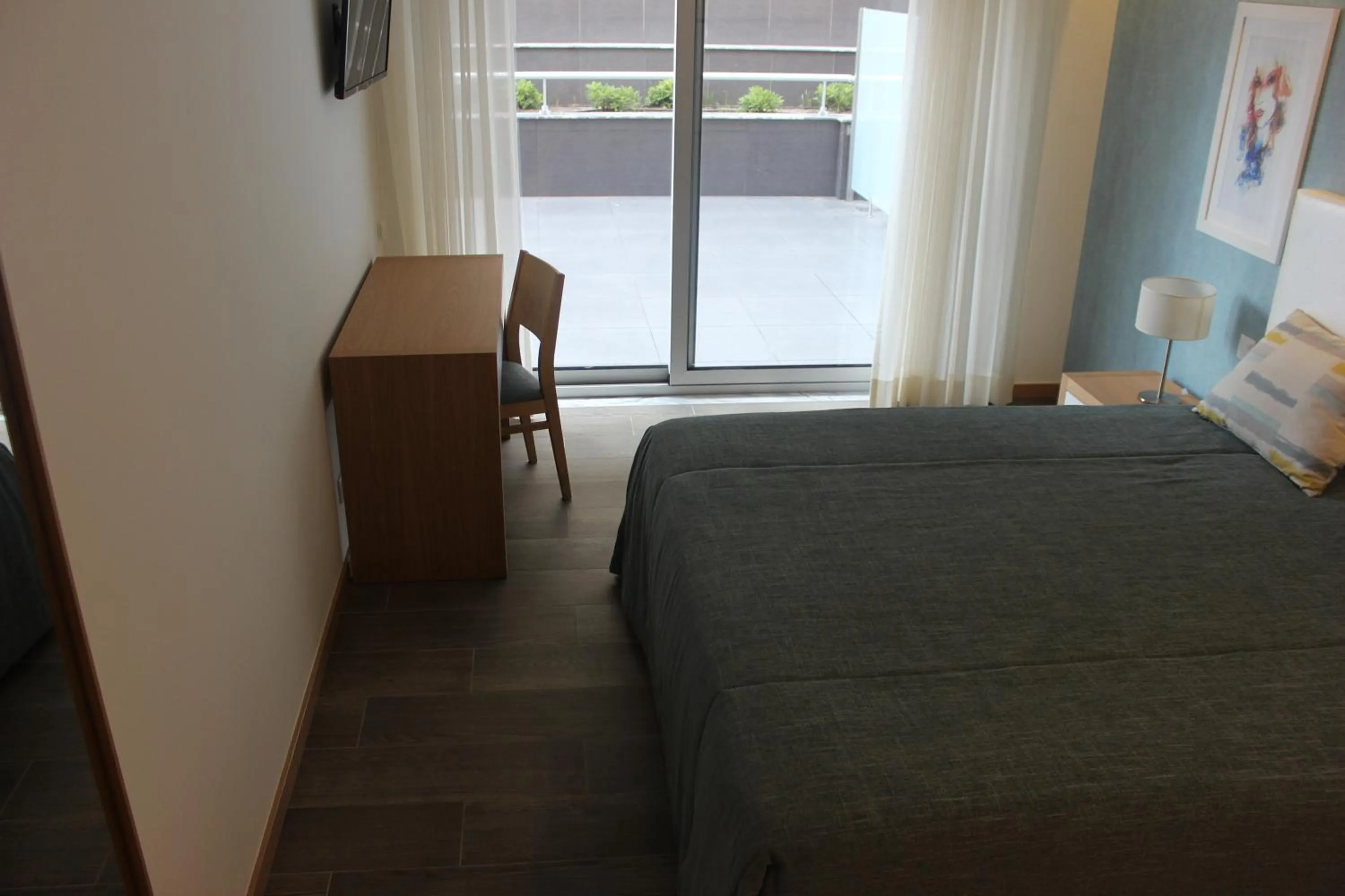 Bed in Apartamentos Turisticos da Nazare