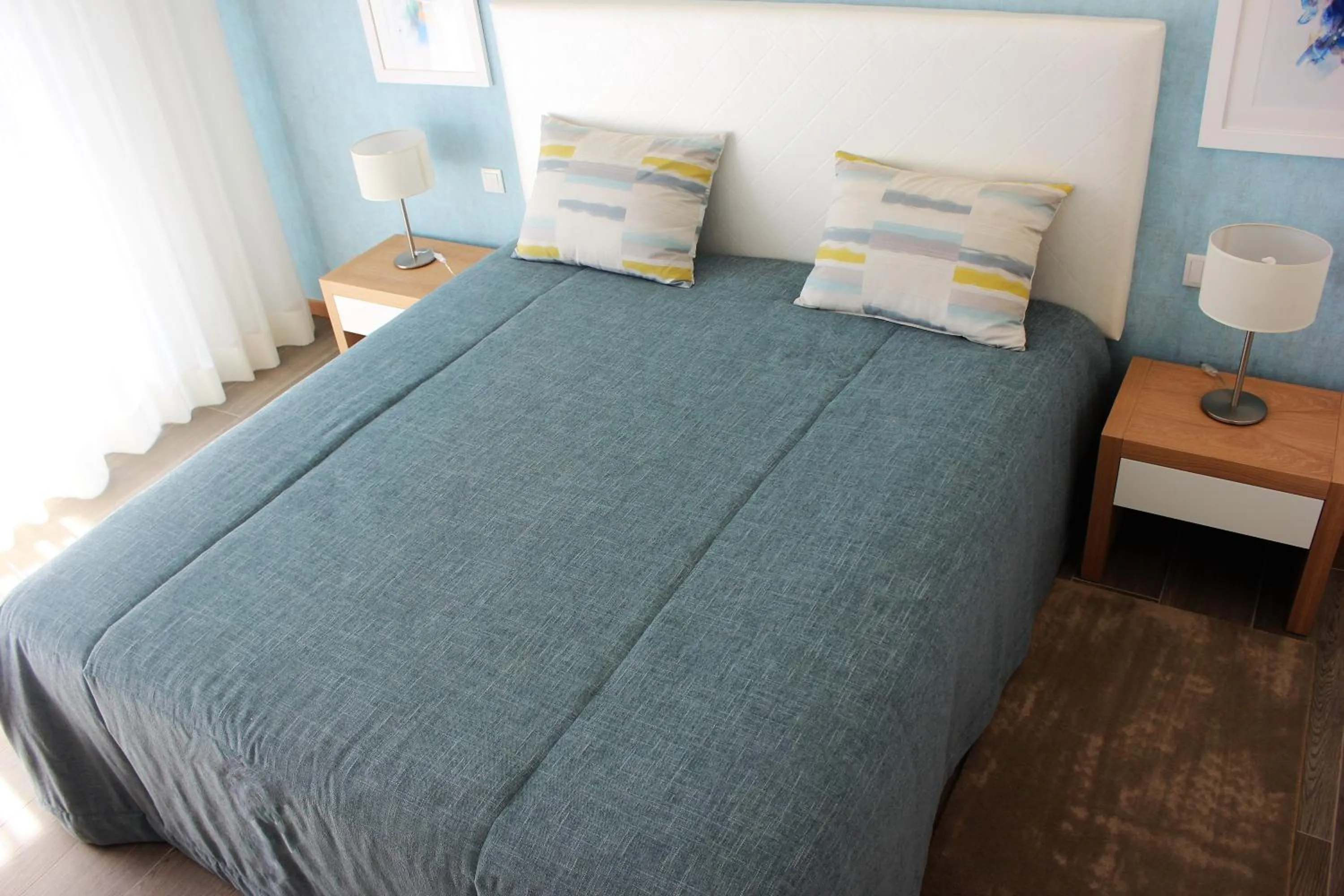 Bed in Apartamentos Turisticos da Nazare