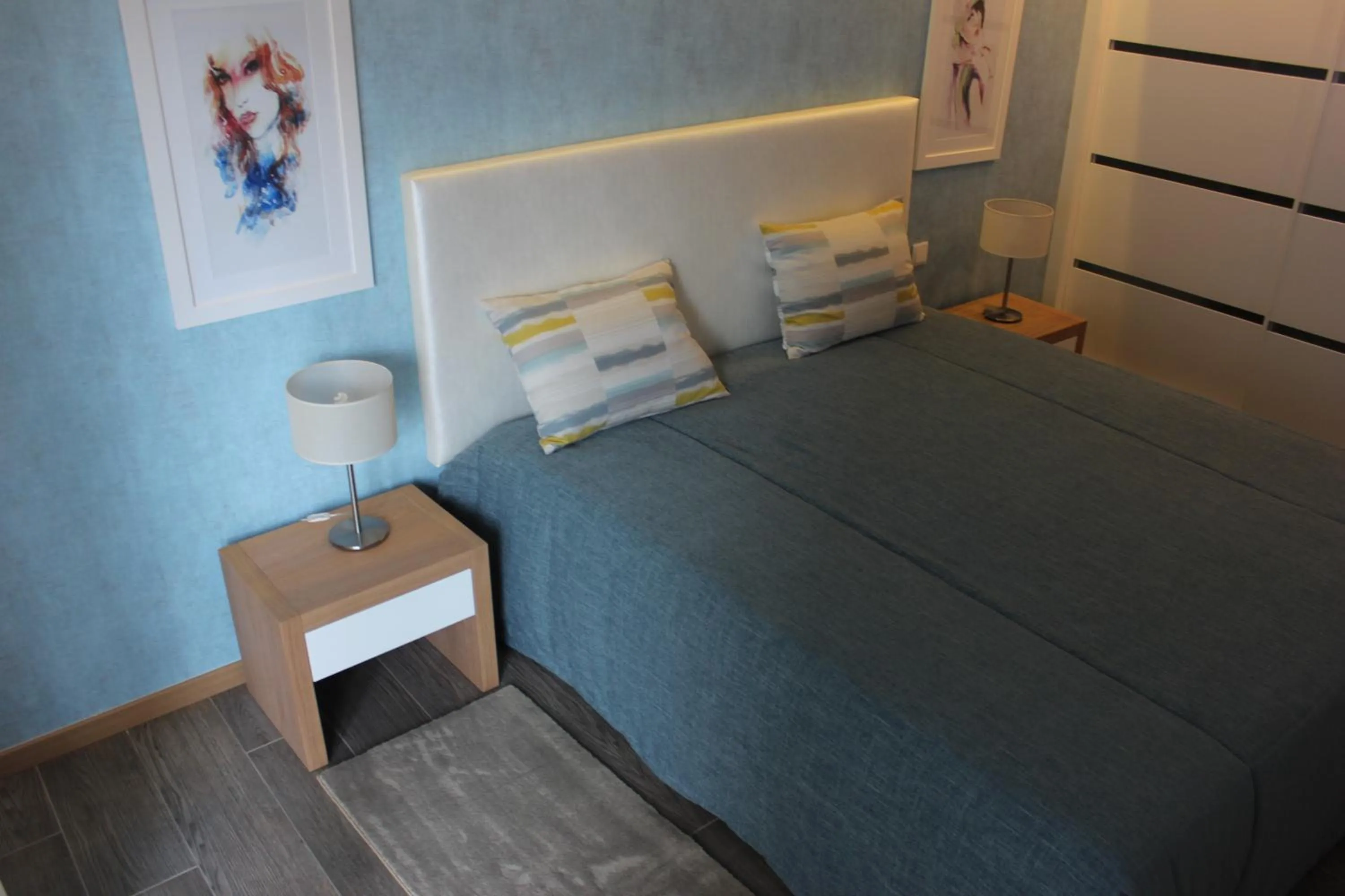 Bedroom, Bed in Apartamentos Turisticos da Nazare