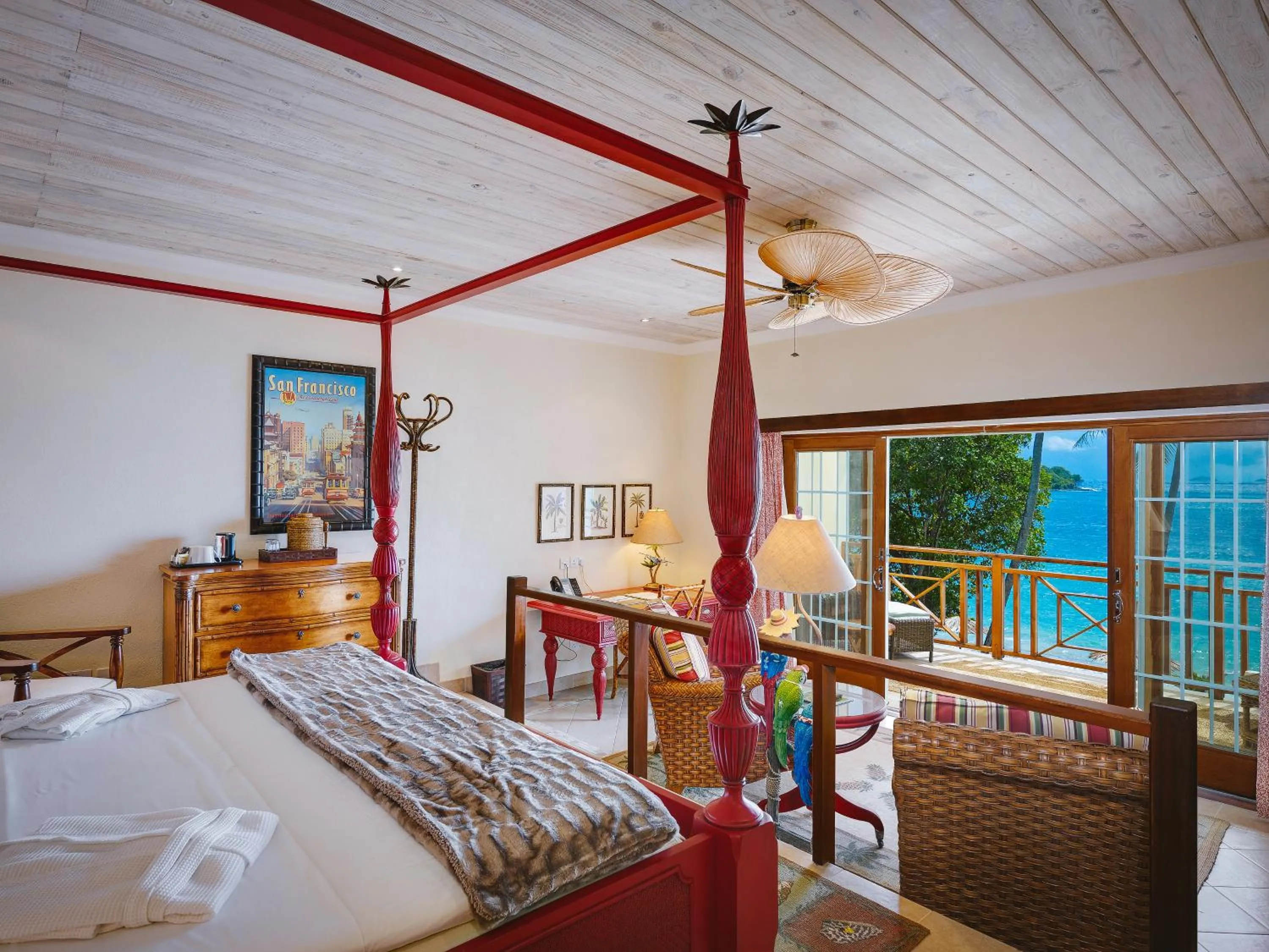 Bed in Bequia Beach Hotel - Luxury Boutique Resort