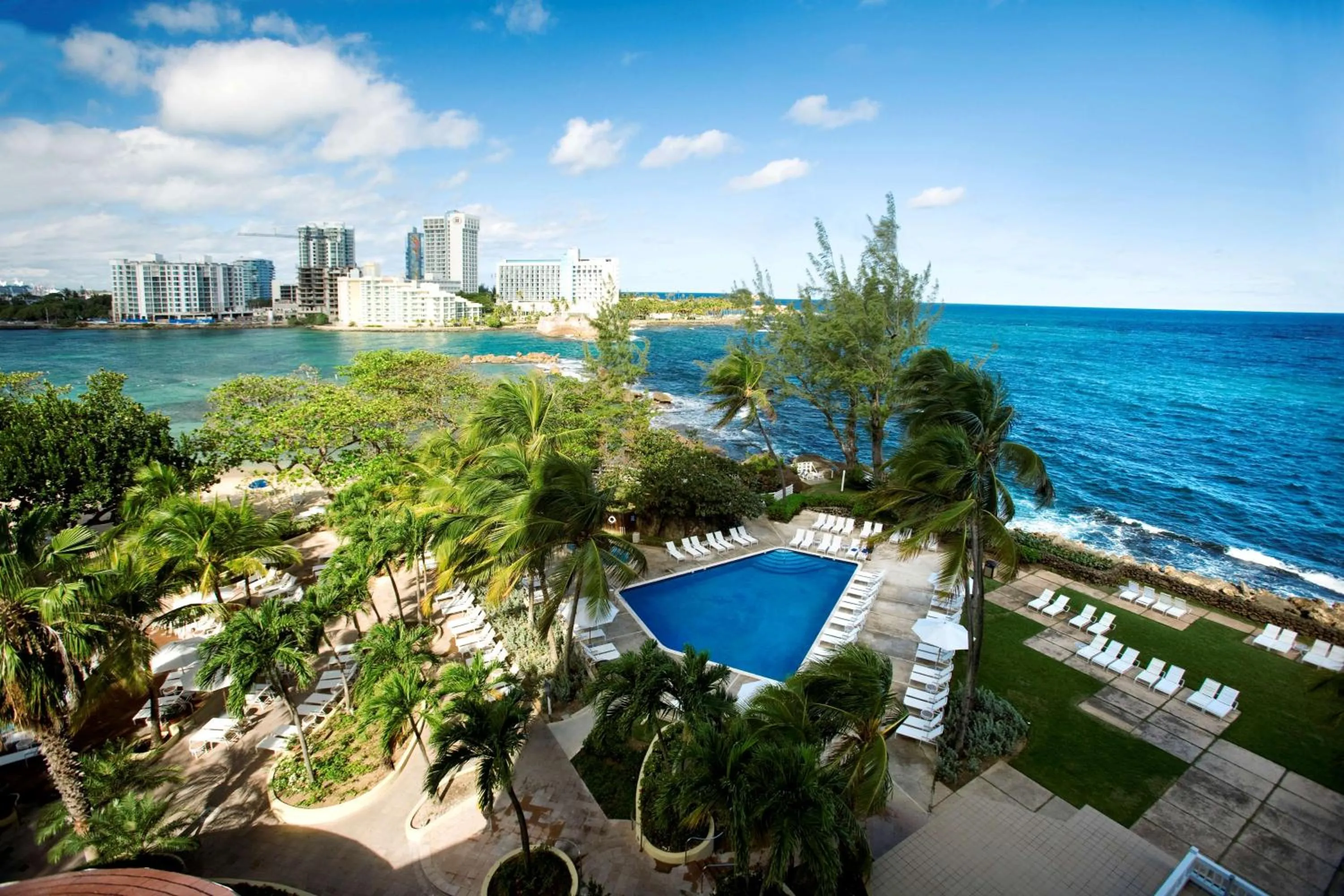 Pool view in The Condado Plaza Hotel