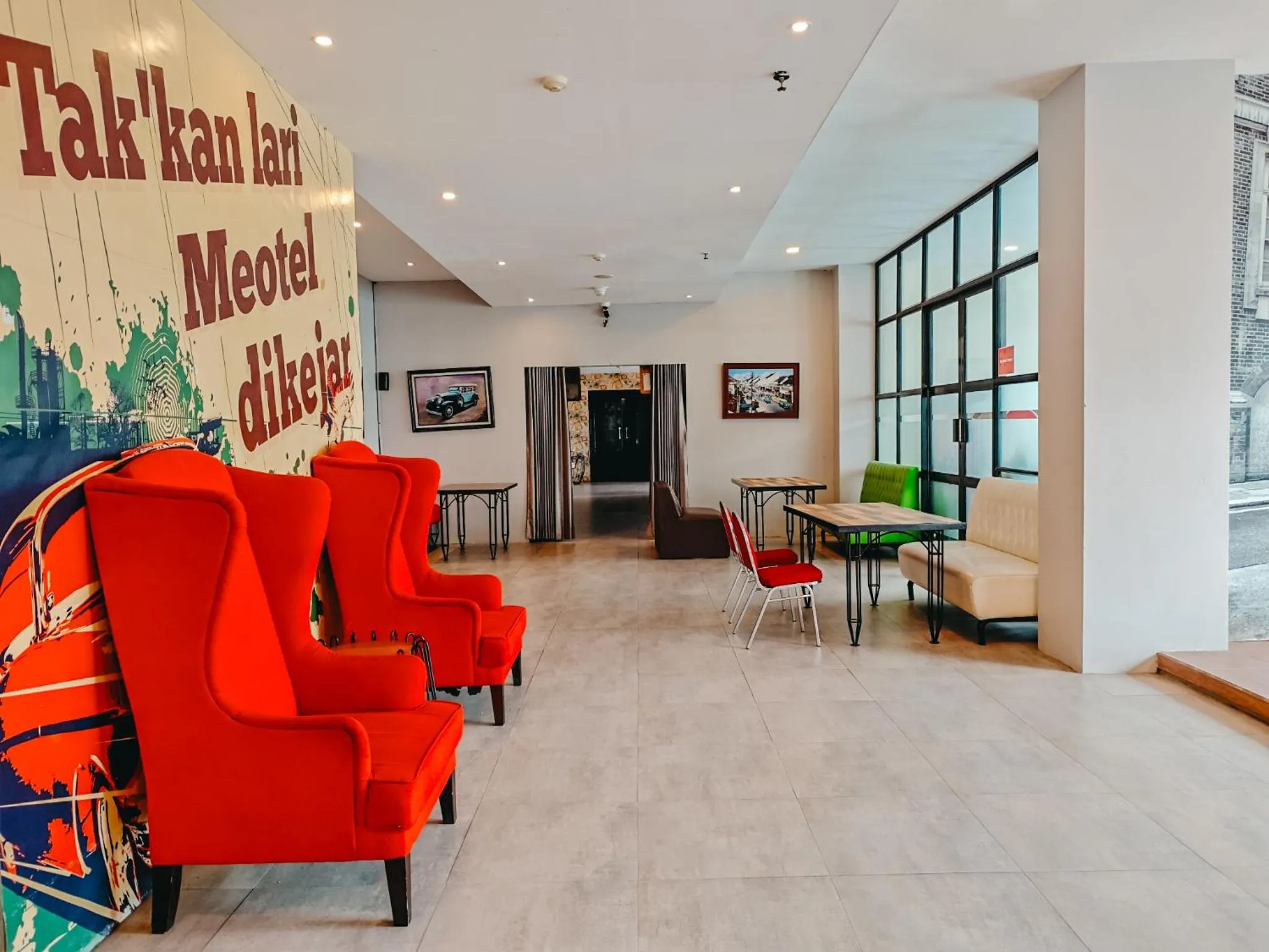 Lobby or reception in Meotel Purwokerto