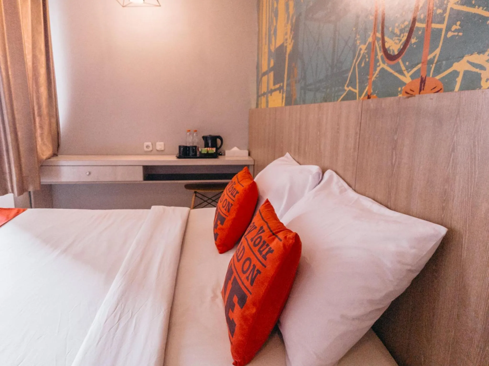 Bedroom, Bed in Meotel Purwokerto