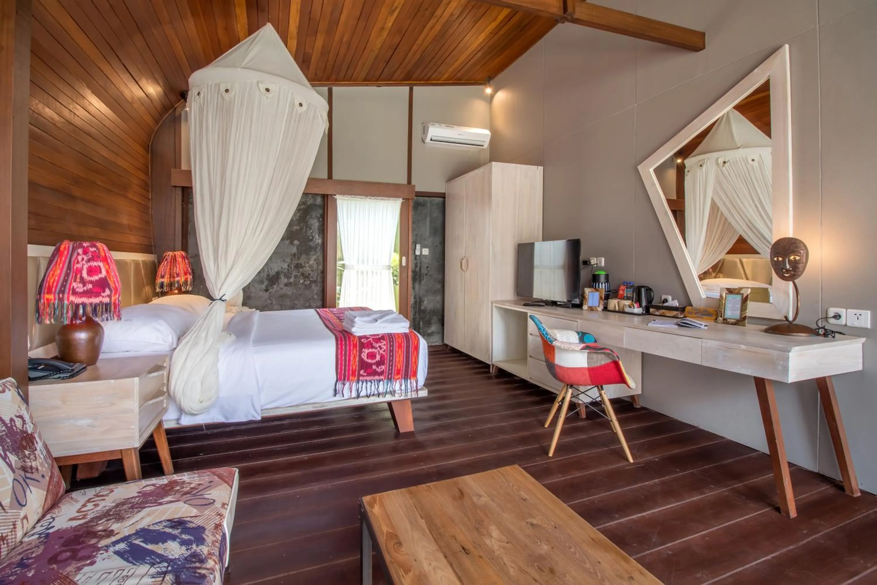 Bed in Mola2 Resort Gili Air