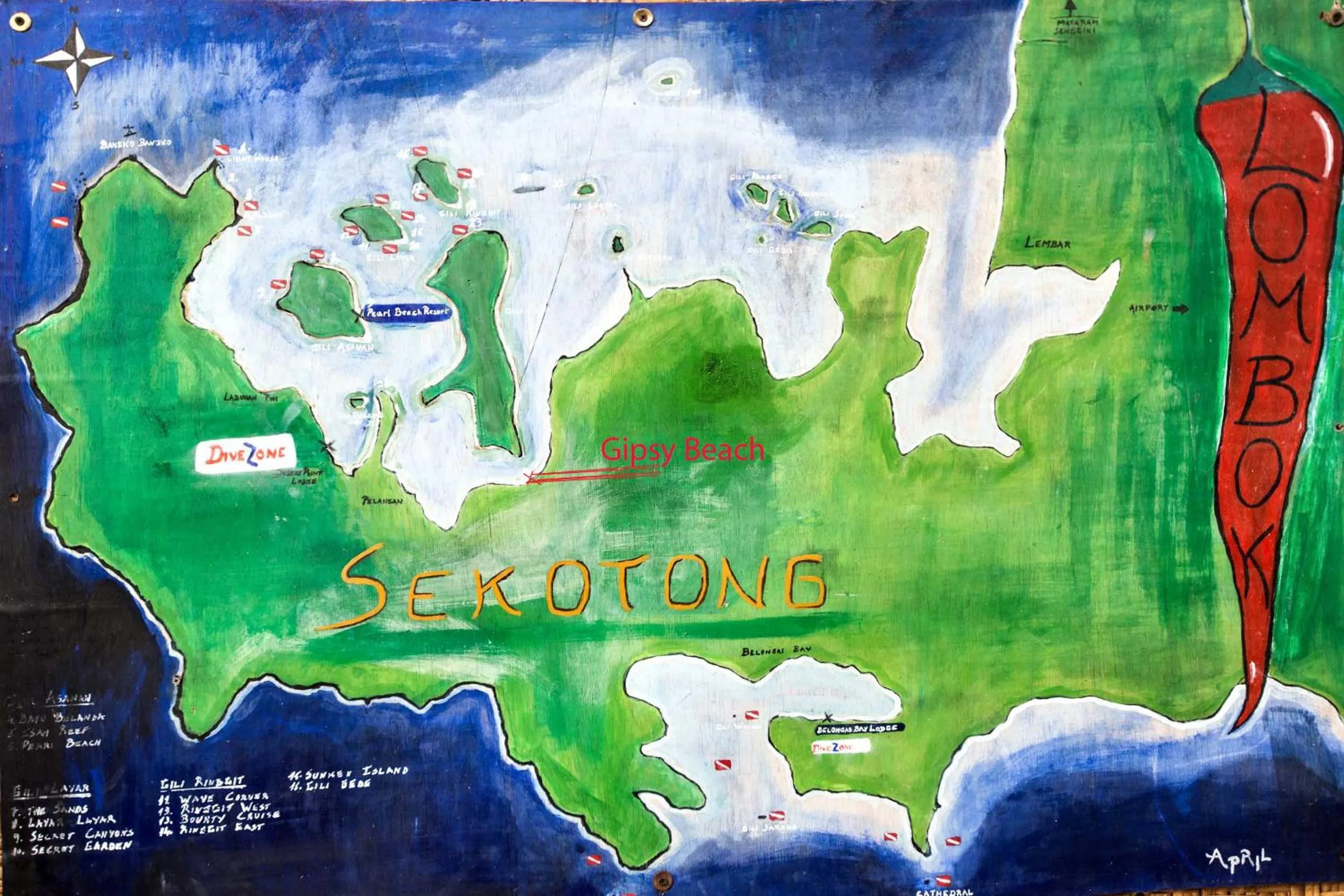 Property building in Gipsy Beach Bungalows