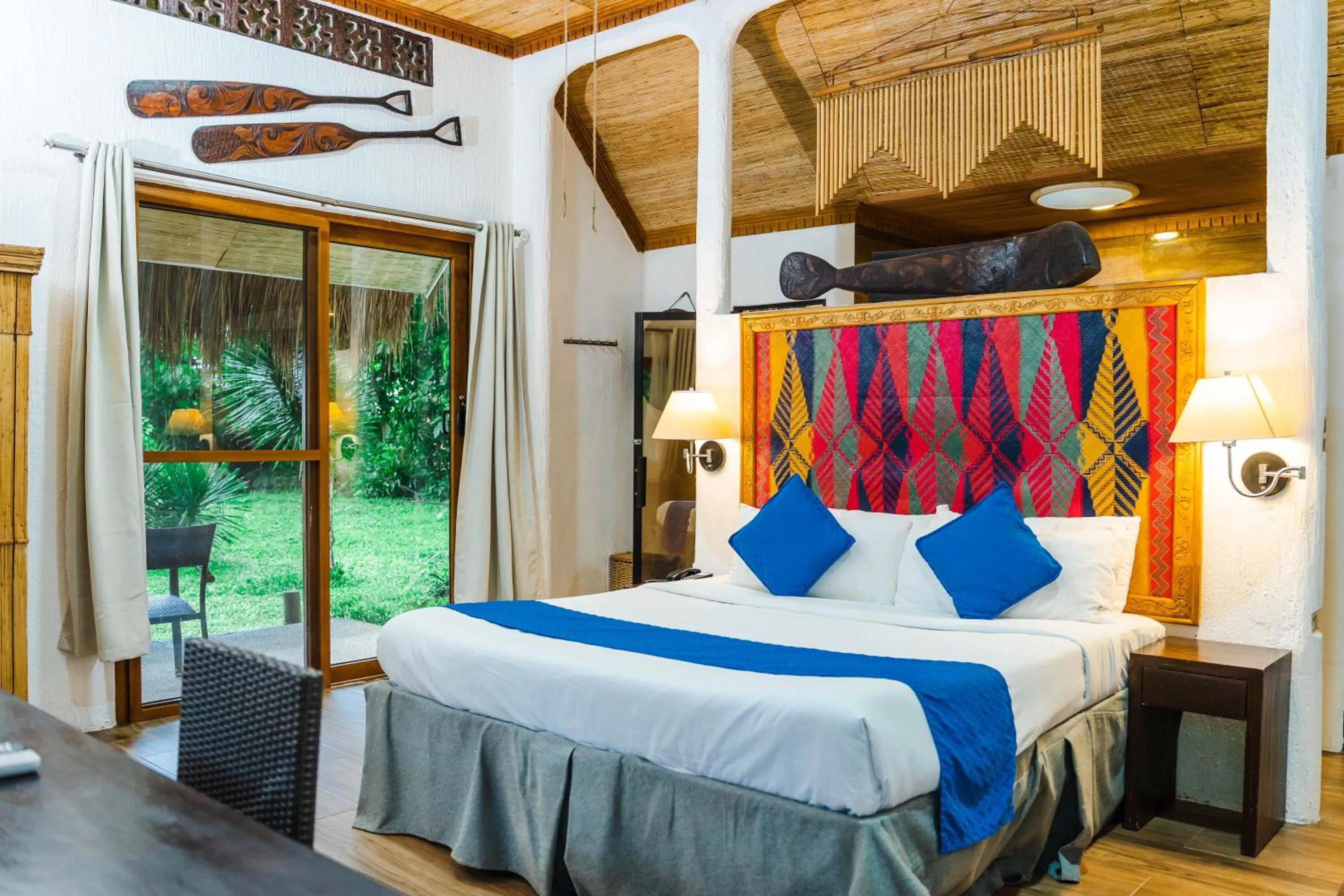Photo of the whole room, Bed in Daluyon Beach and Mountain Resort