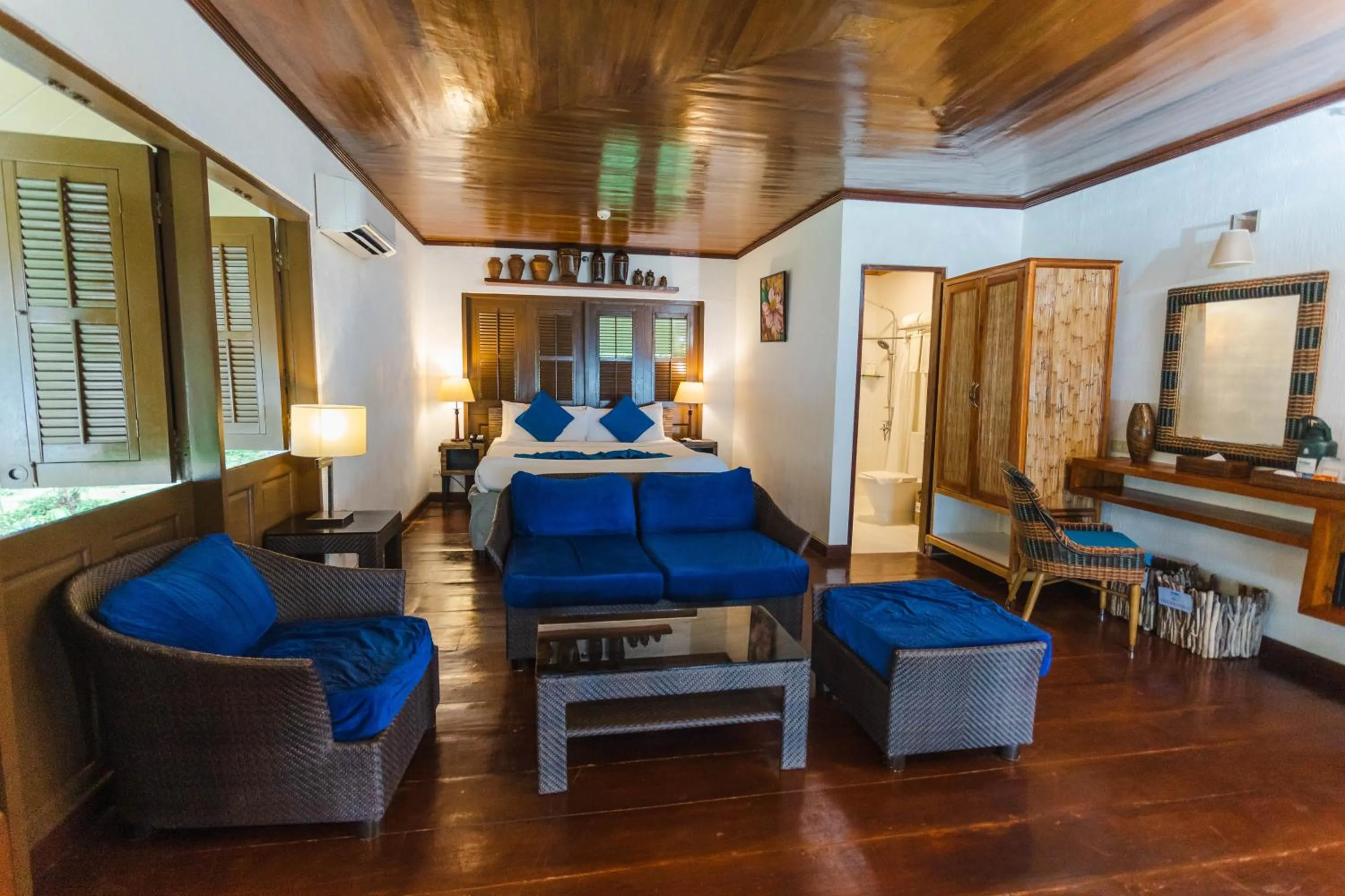 Bedroom in Daluyon Beach and Mountain Resort