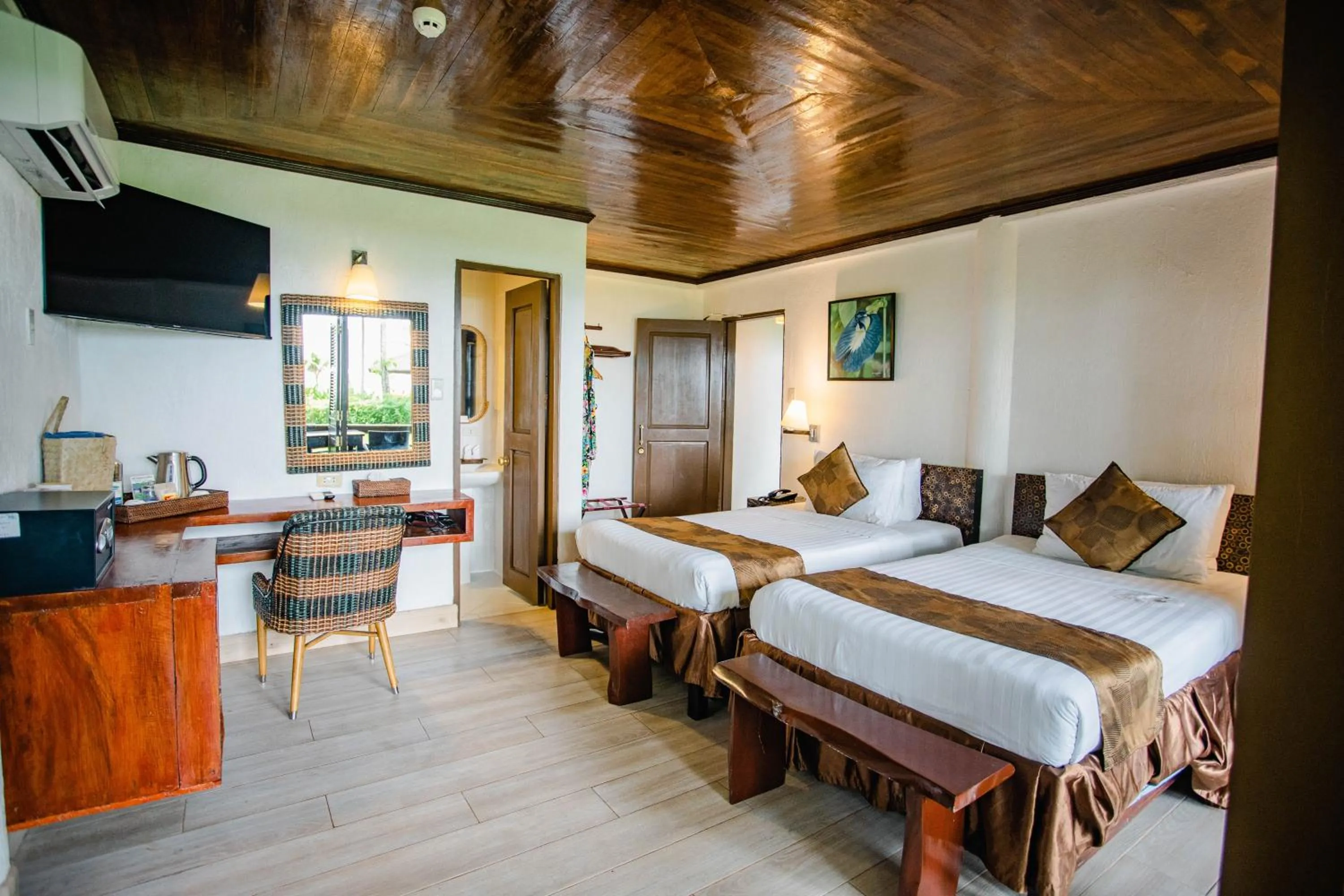 Bedroom, Bed in Daluyon Beach and Mountain Resort