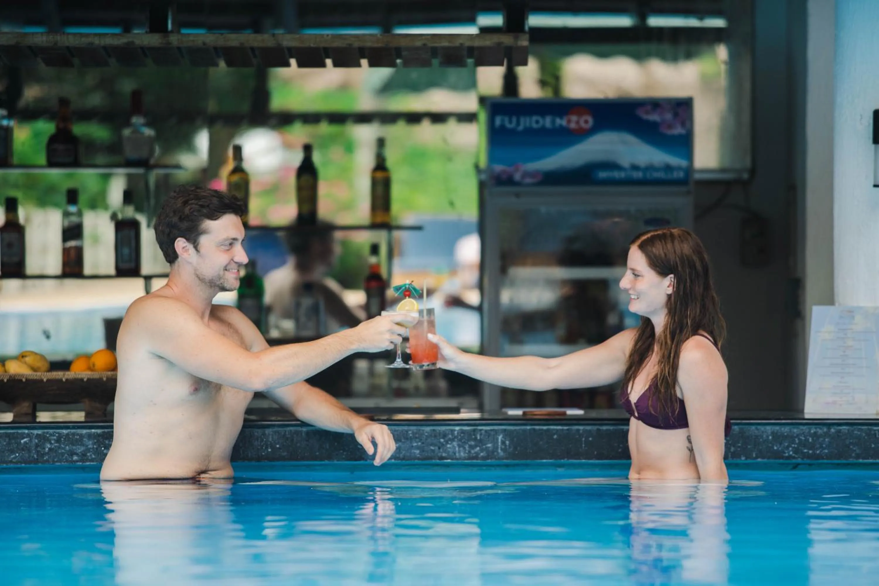 Lounge or bar in Daluyon Beach and Mountain Resort