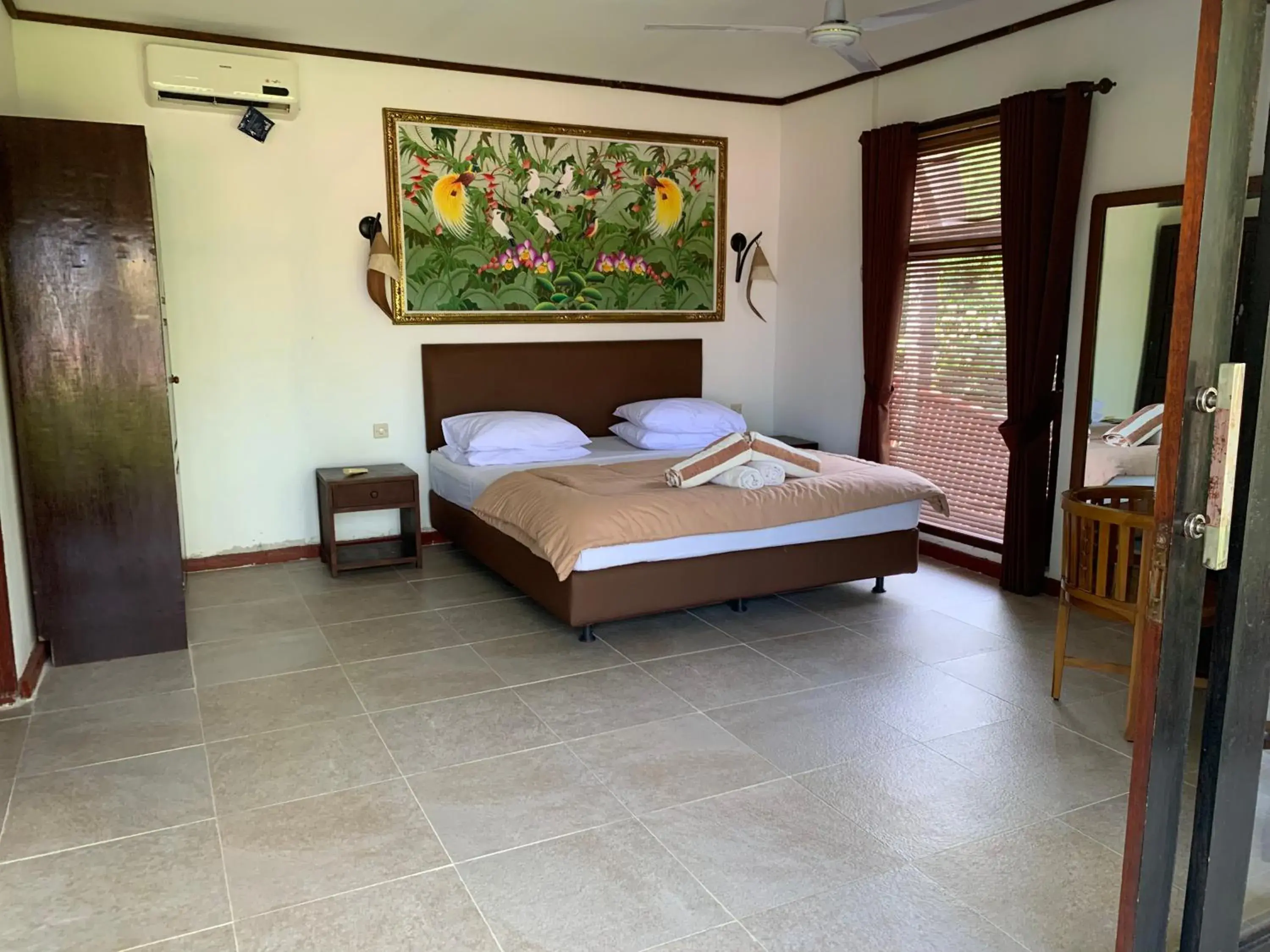 Deluxe Double Room with Sea View in Kebun Rohani Cottages Deluxe Double Room with Sea View in Kebun Rohani Cottages