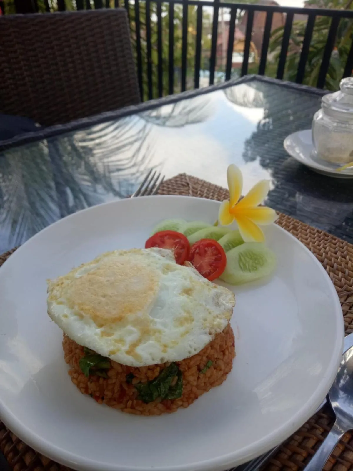 Breakfast in Kebun Rohani Cottages