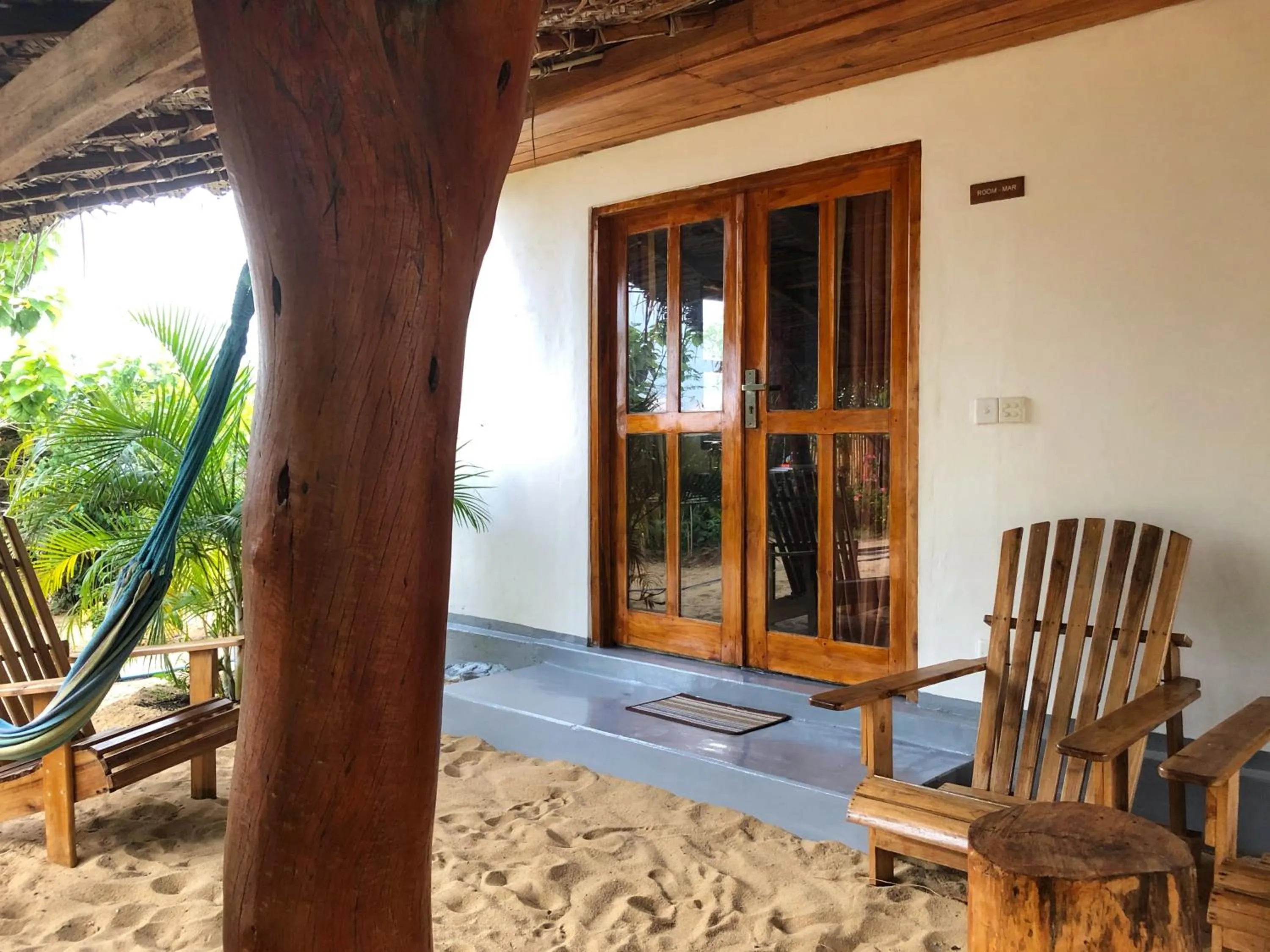 Patio in Kadjan villa