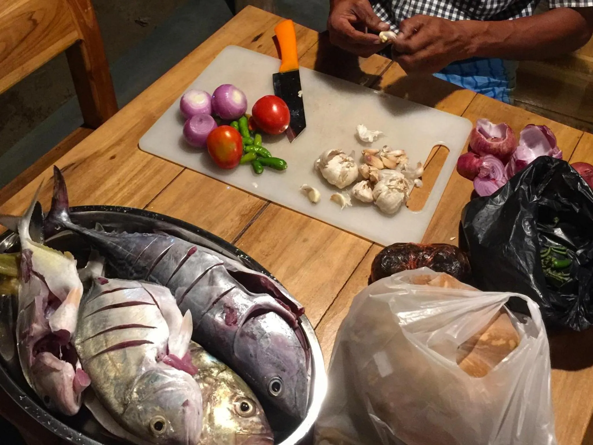 Food and drinks in Kadjan villa