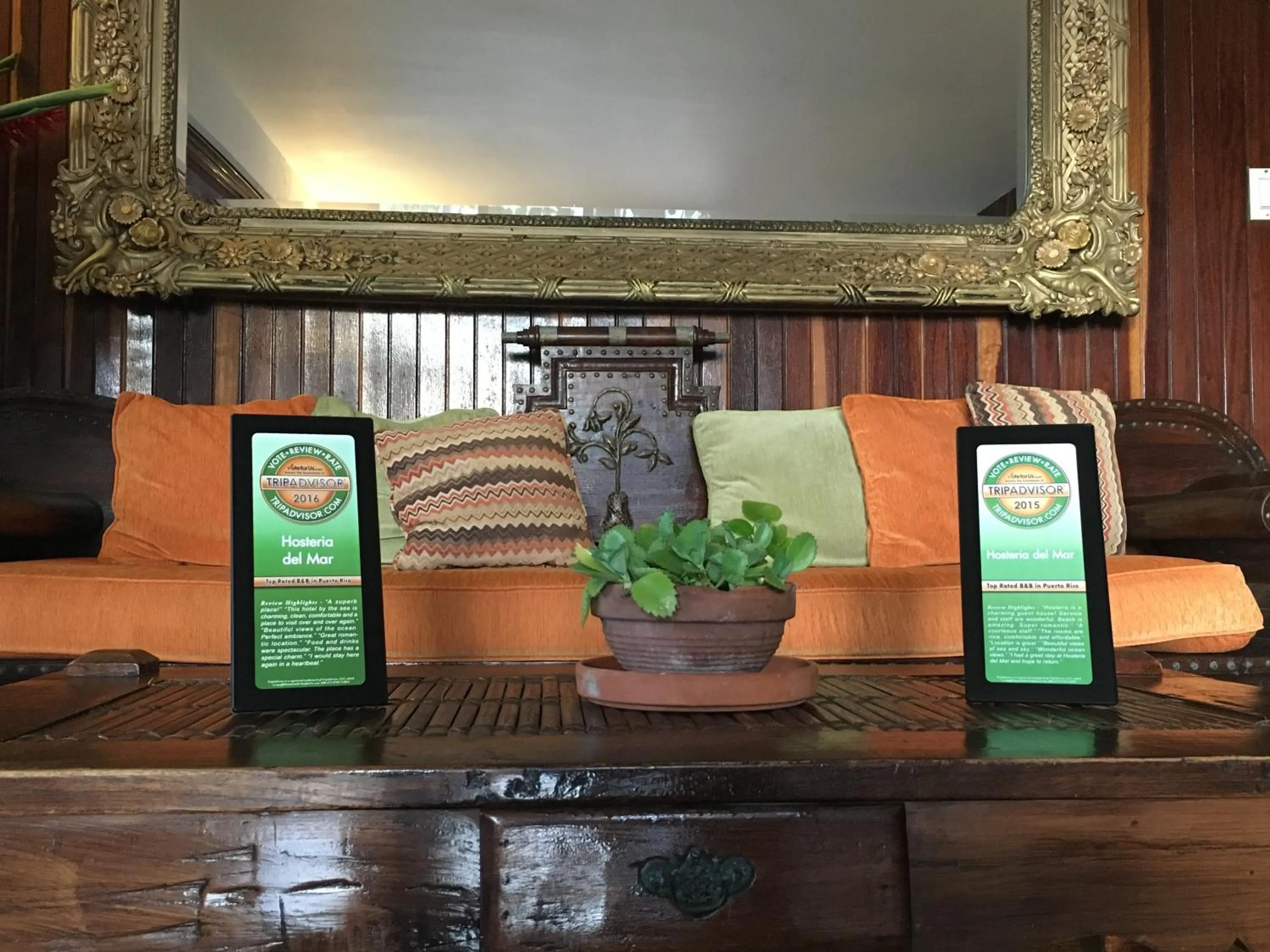 Lobby or reception in Hosteria del Mar