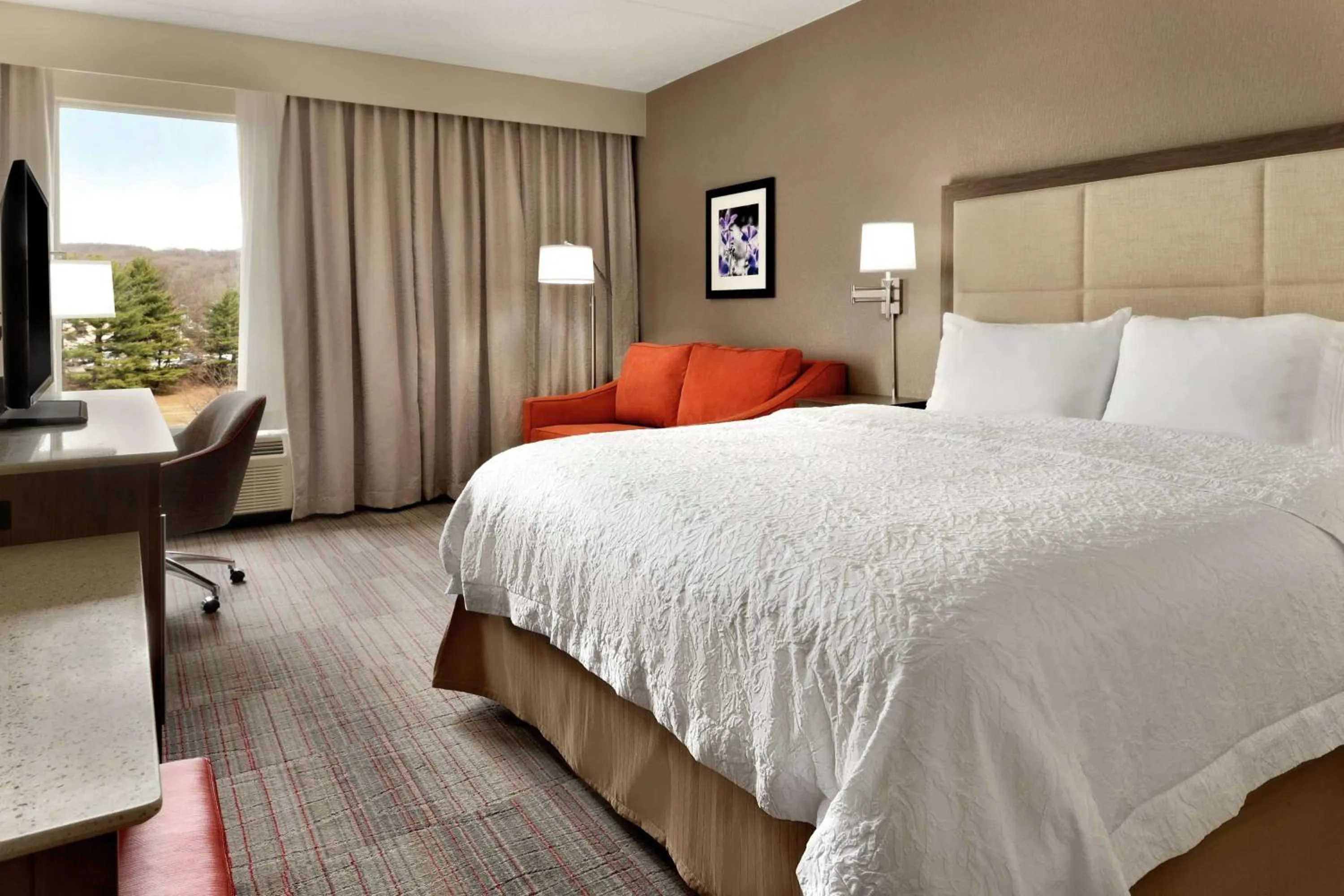 Bed in Hampton Inn Denville-Rockaway-Parsippany