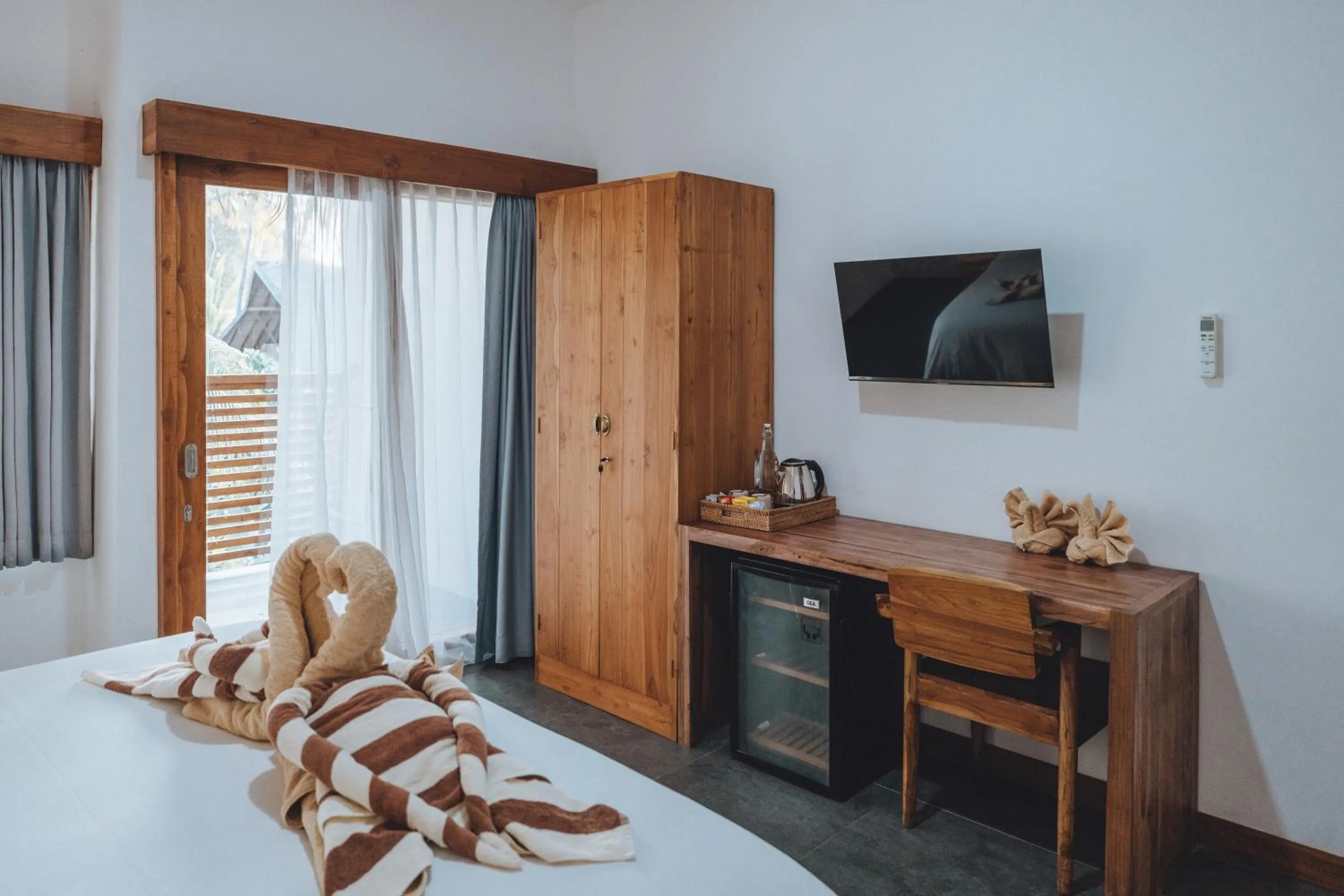 Bed in Blue Marlin Dive Gili Air